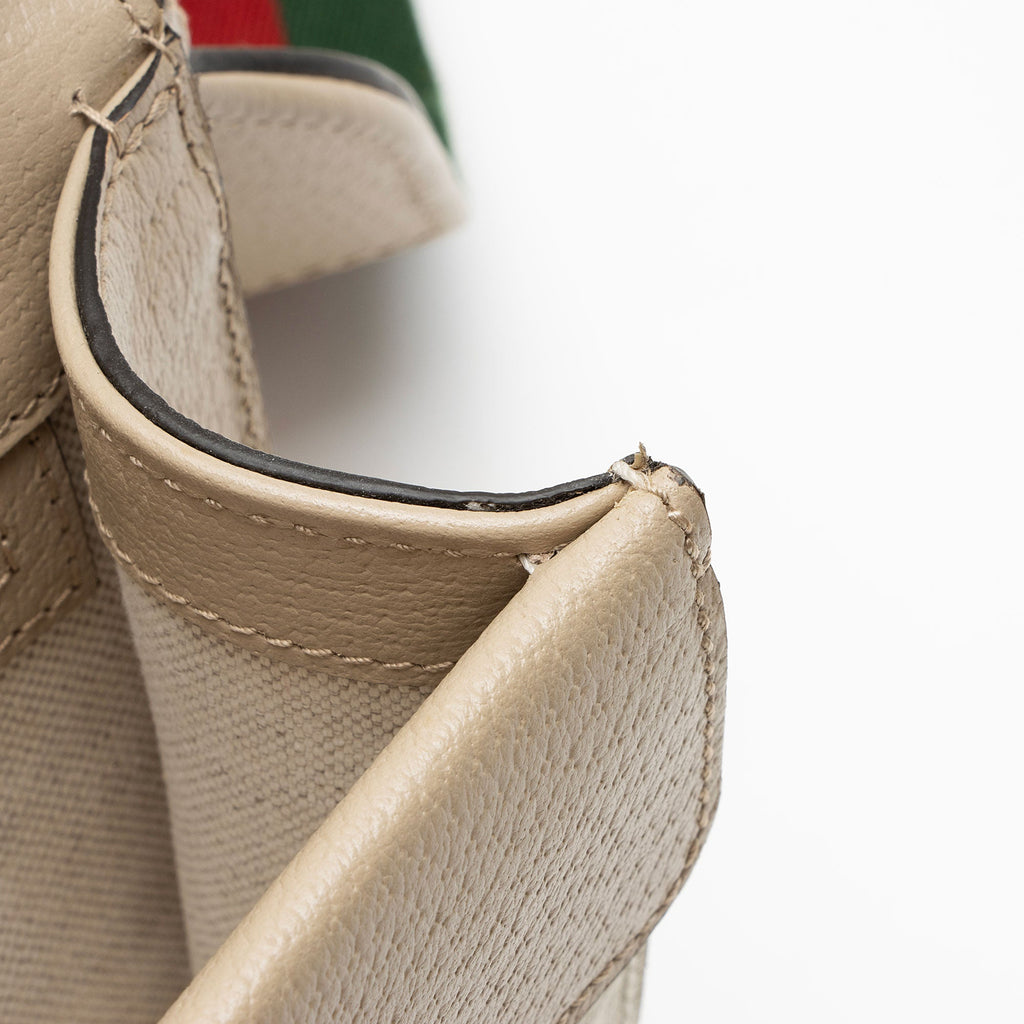 Gucci GG Supreme Web Dionysus E/W Small Flap Bag