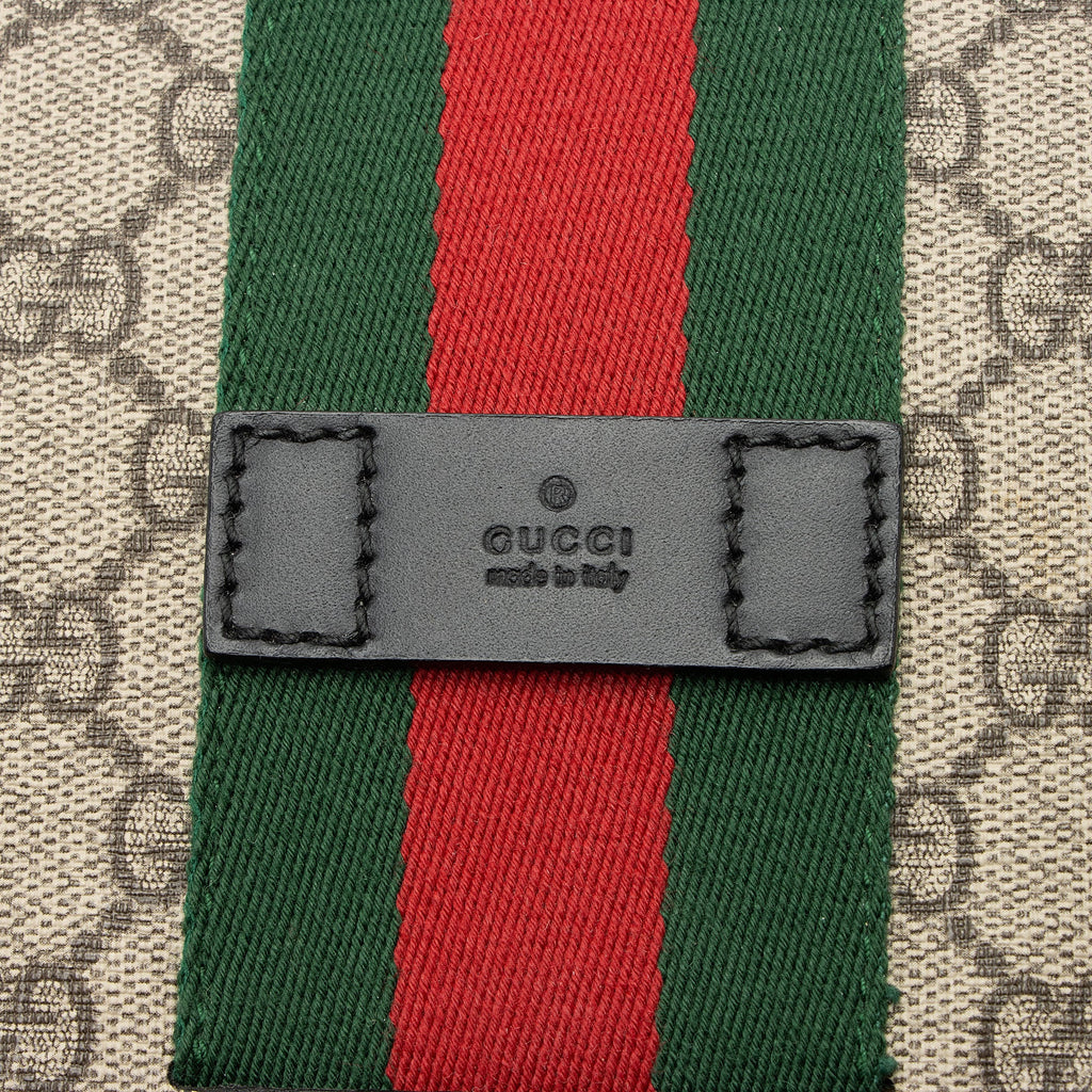 Gucci GG Supreme Web Flap Messenger