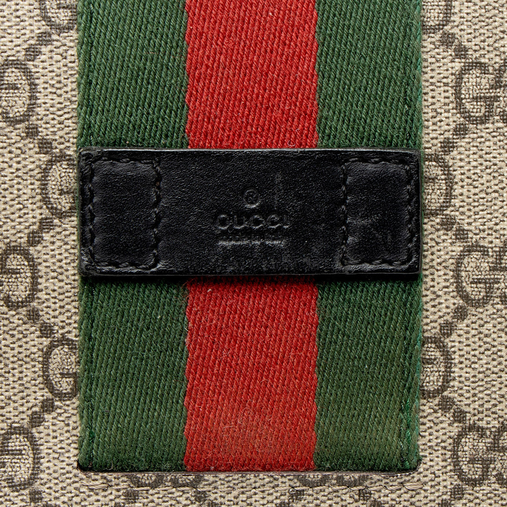 Gucci GG Supreme Web Flap Messenger