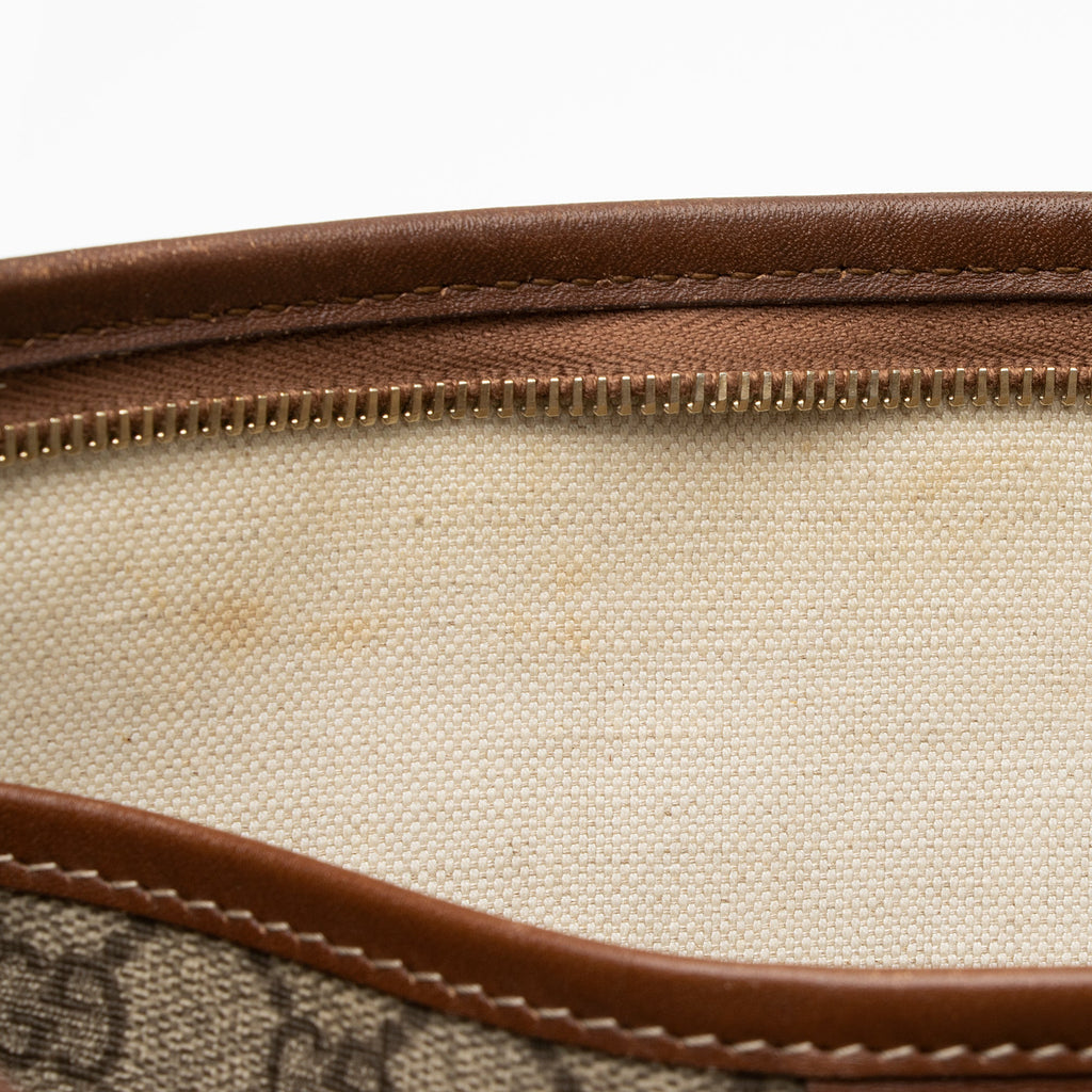 Gucci GG Supreme Web Loop Flat Messenger Bag (SHF-23803)