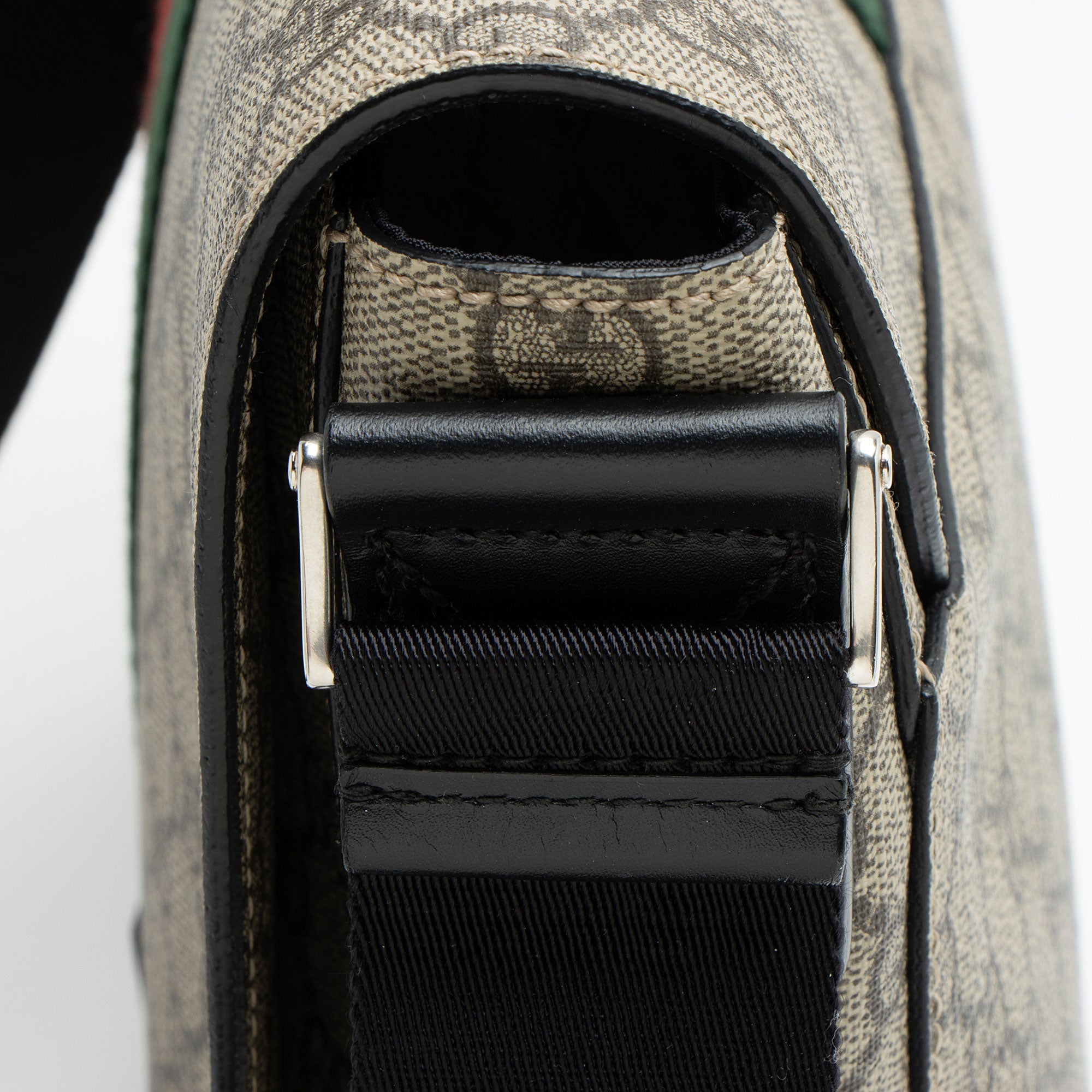 Gucci GG Supreme Web Flap Messenger