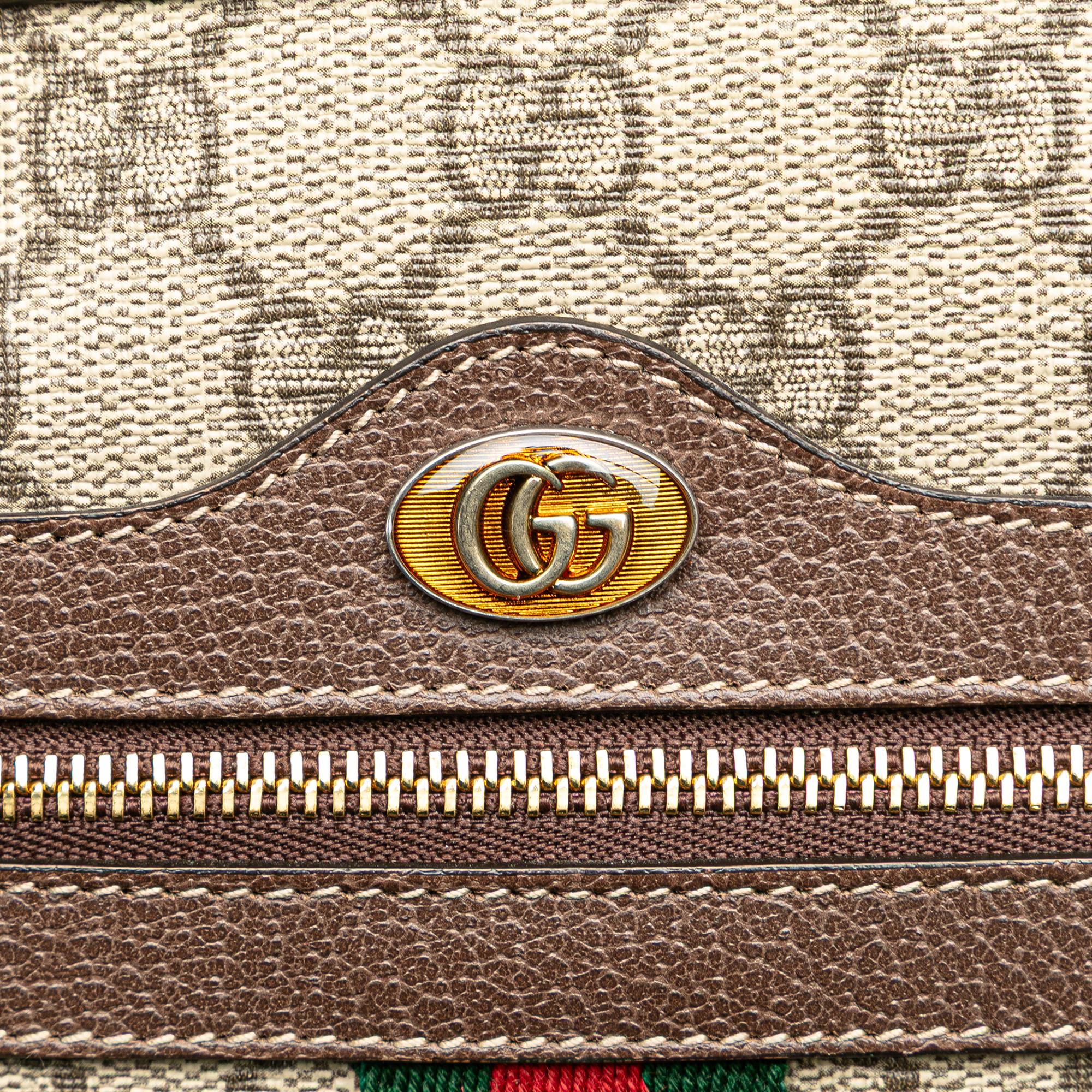 Gucci GG Supreme Web Ophidia Clutch