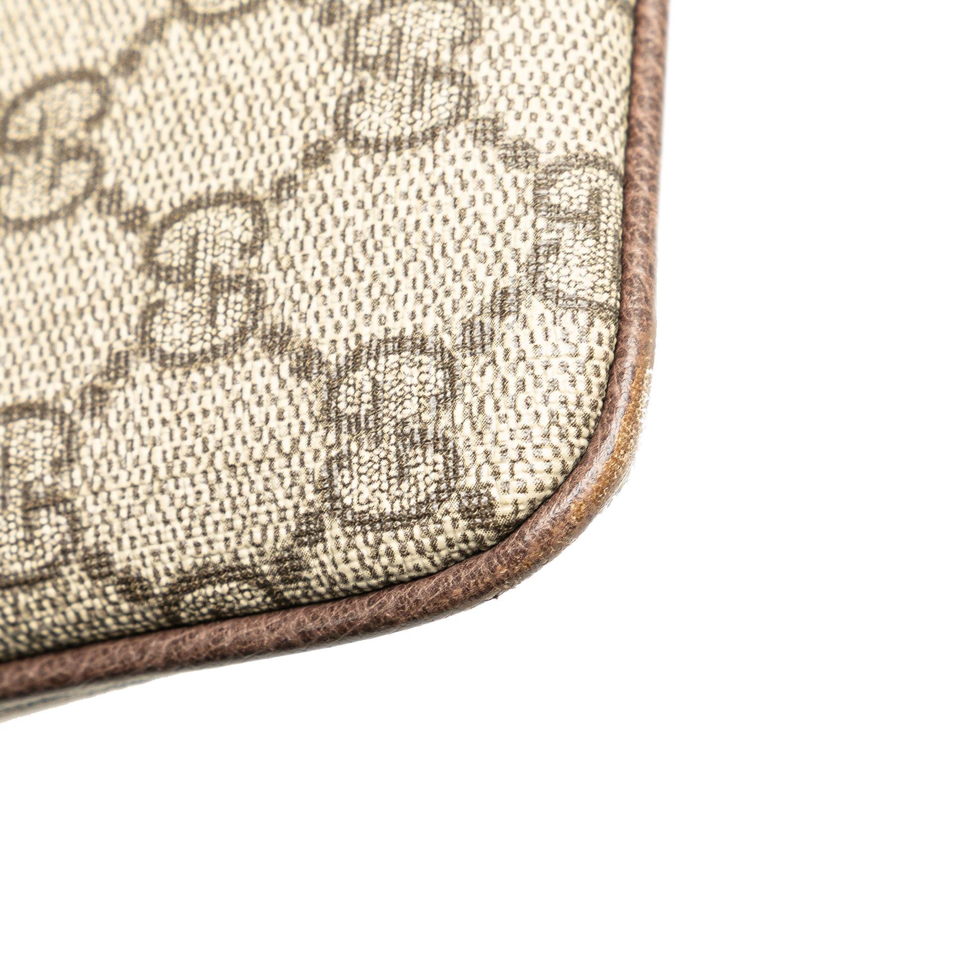 Gucci GG Supreme Web Ophidia Clutch