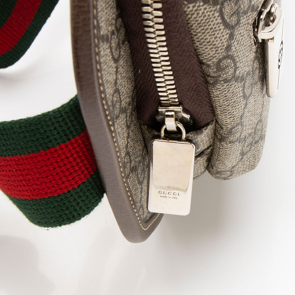 Gucci GG Supreme Web Ophidia Zip Small Belt Bag
