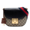 Gucci GG Supreme Web Padlock Crossbody
