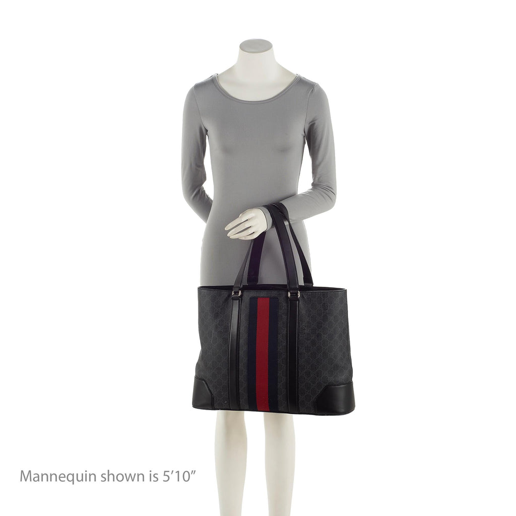Gucci GG Supreme Web Tote (SHF-23022)