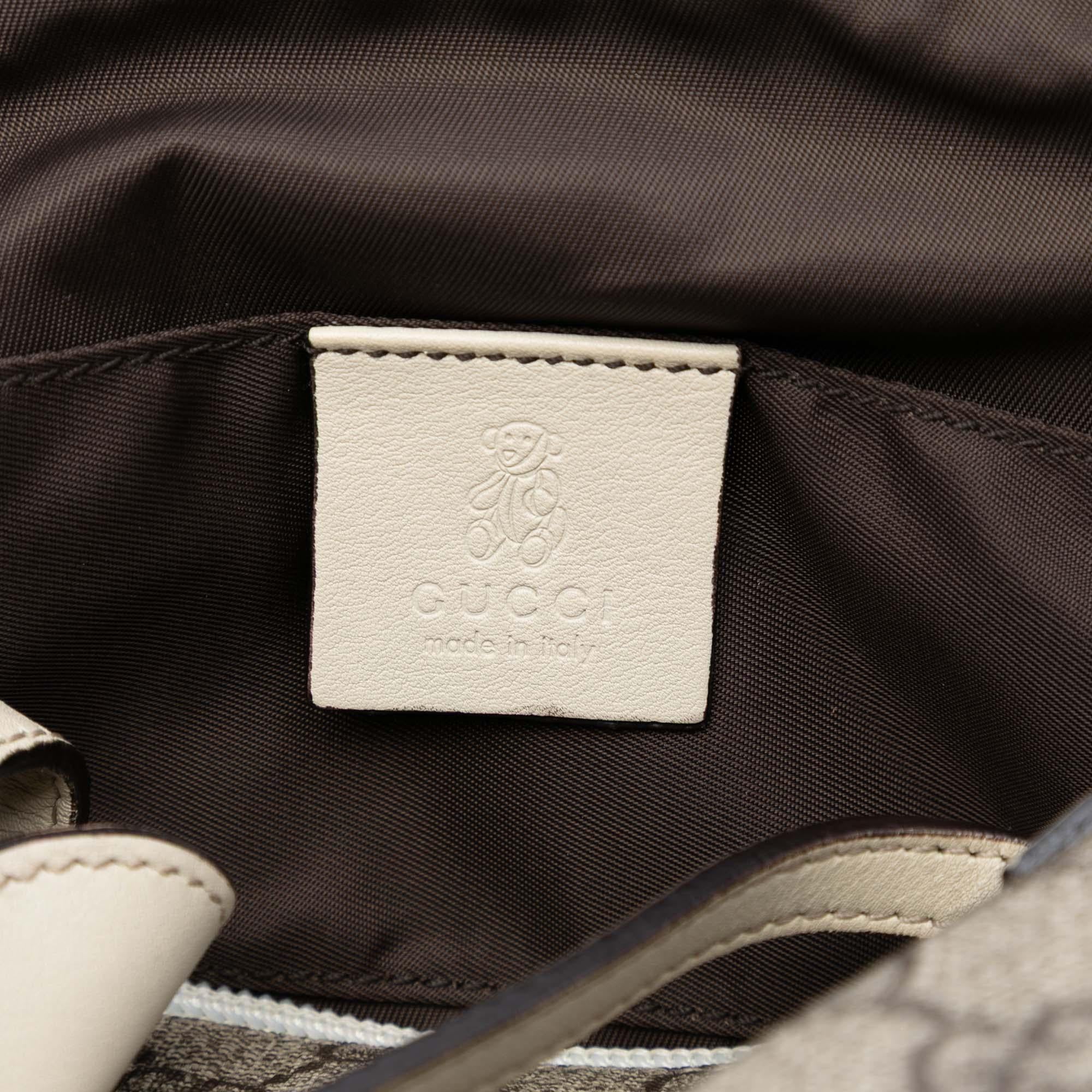 Gucci GG Supreme Zoo Handbag