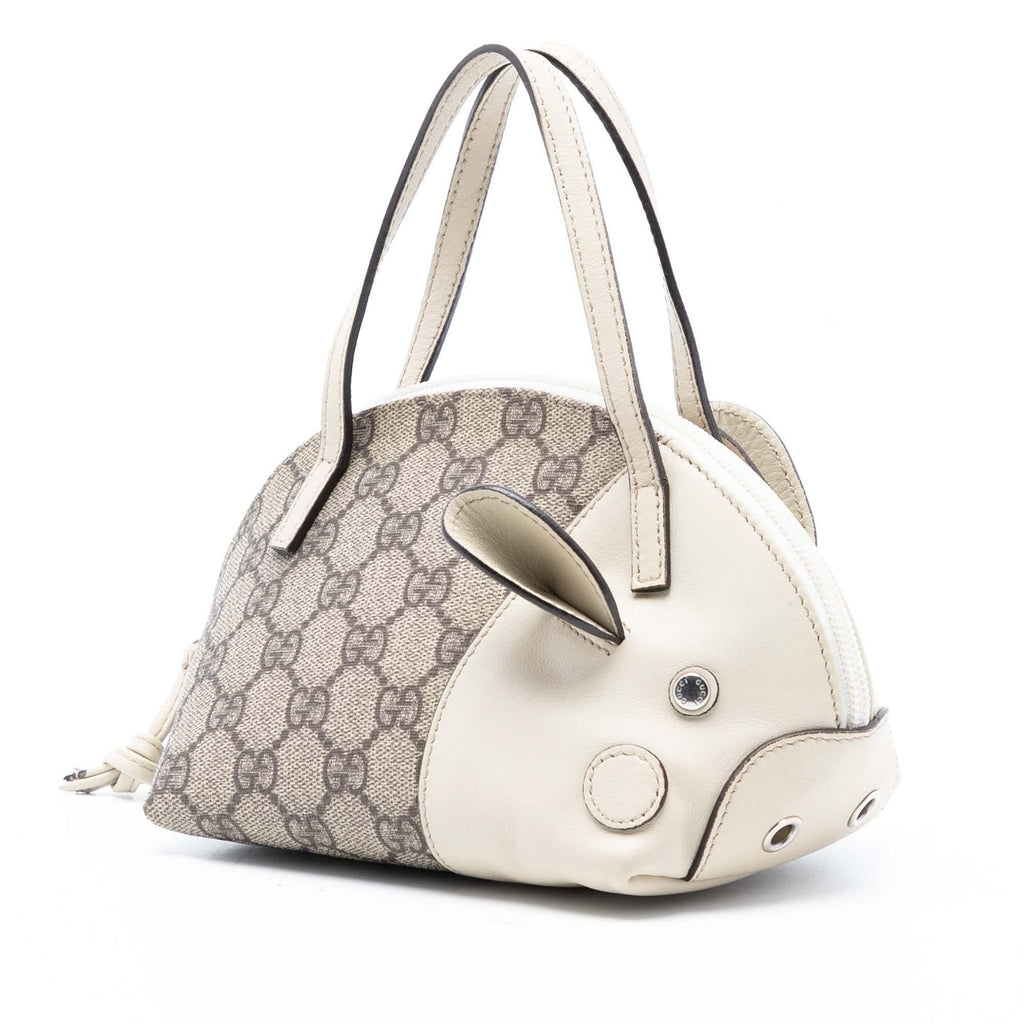 Gucci GG Supreme Zoo Handbag