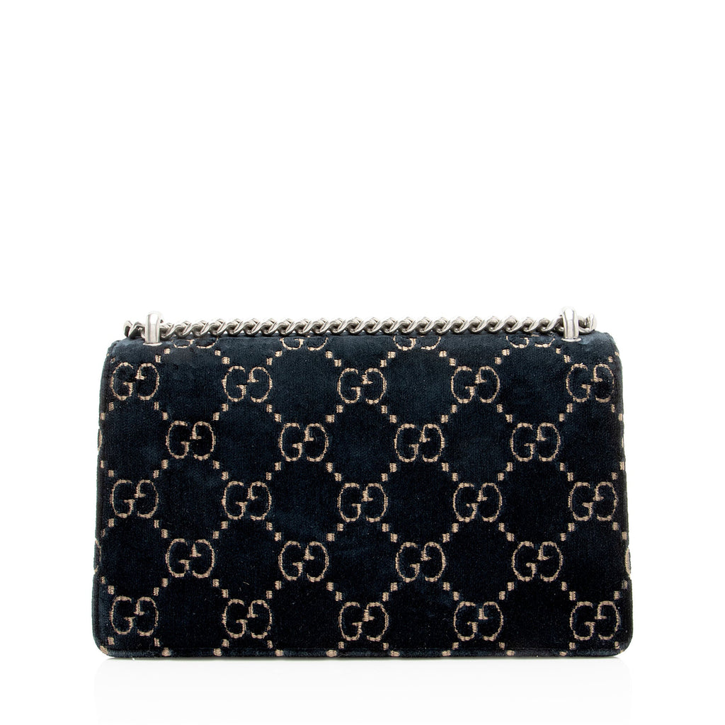 Gucci GG Velvet Crystal Dionysus Medium E/W Shoulder Bag