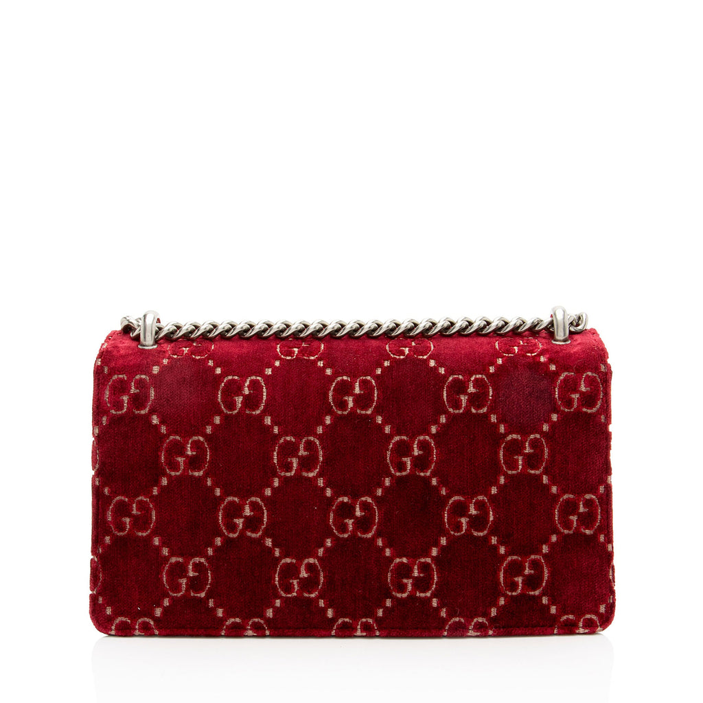 Gucci GG Velvet Crystal Dionysus Medium E/W Shoulder Bag