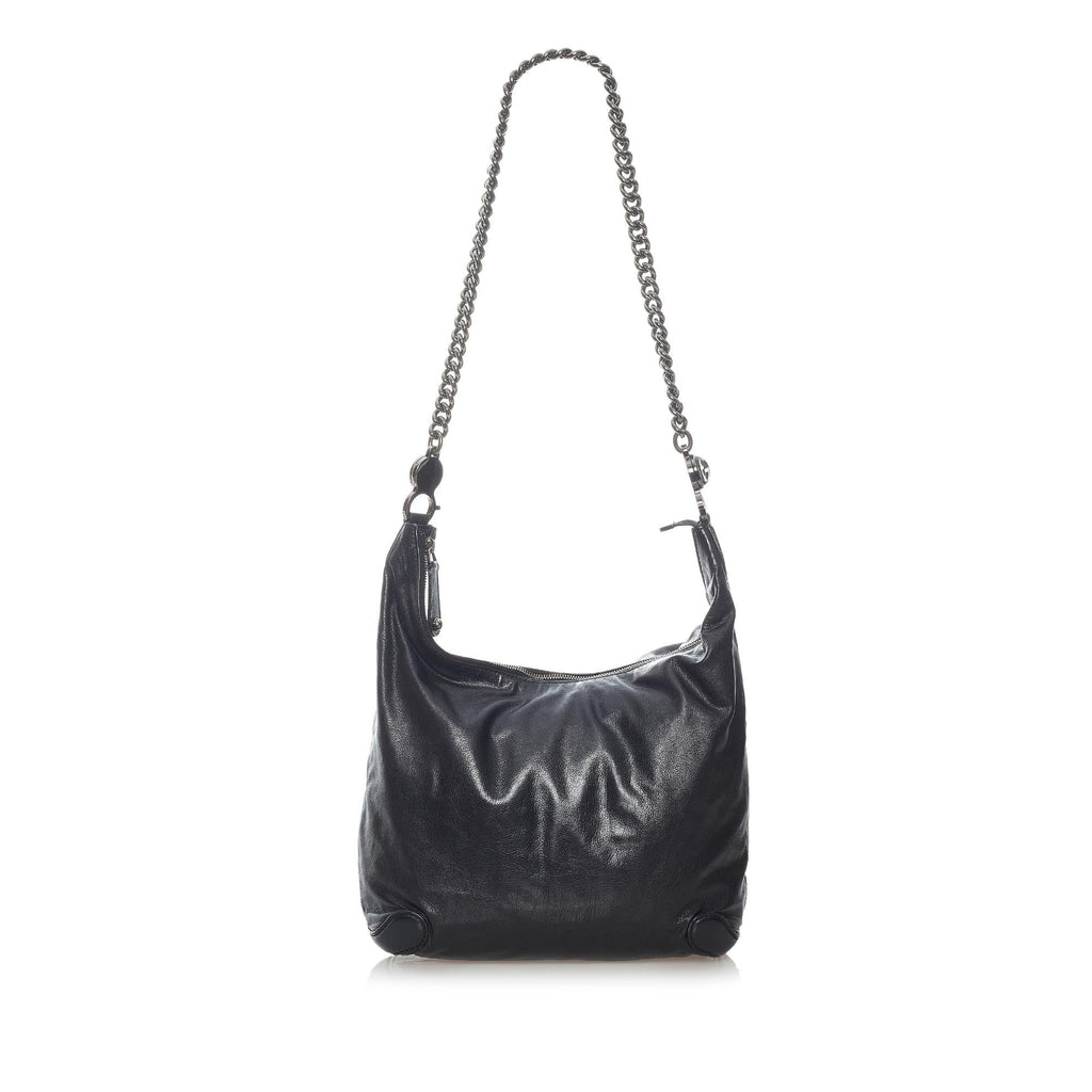 Gucci Galaxy Chain Leather Shoulder Bag (SHG-30815)