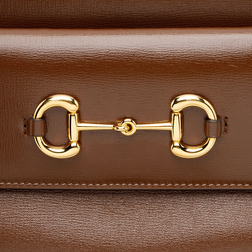 Gucci Glazed Calfskin Horsebit 1955 Small Shoulder Bag