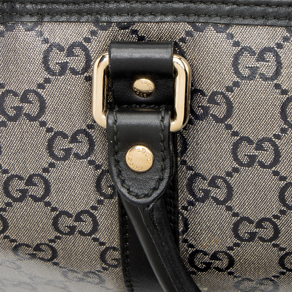 Gucci Glitter GG Supreme Joy Boston Bag