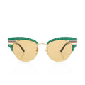 Gucci Glitter Web Sylvie Interlocking G Cat Eye Sunglasses