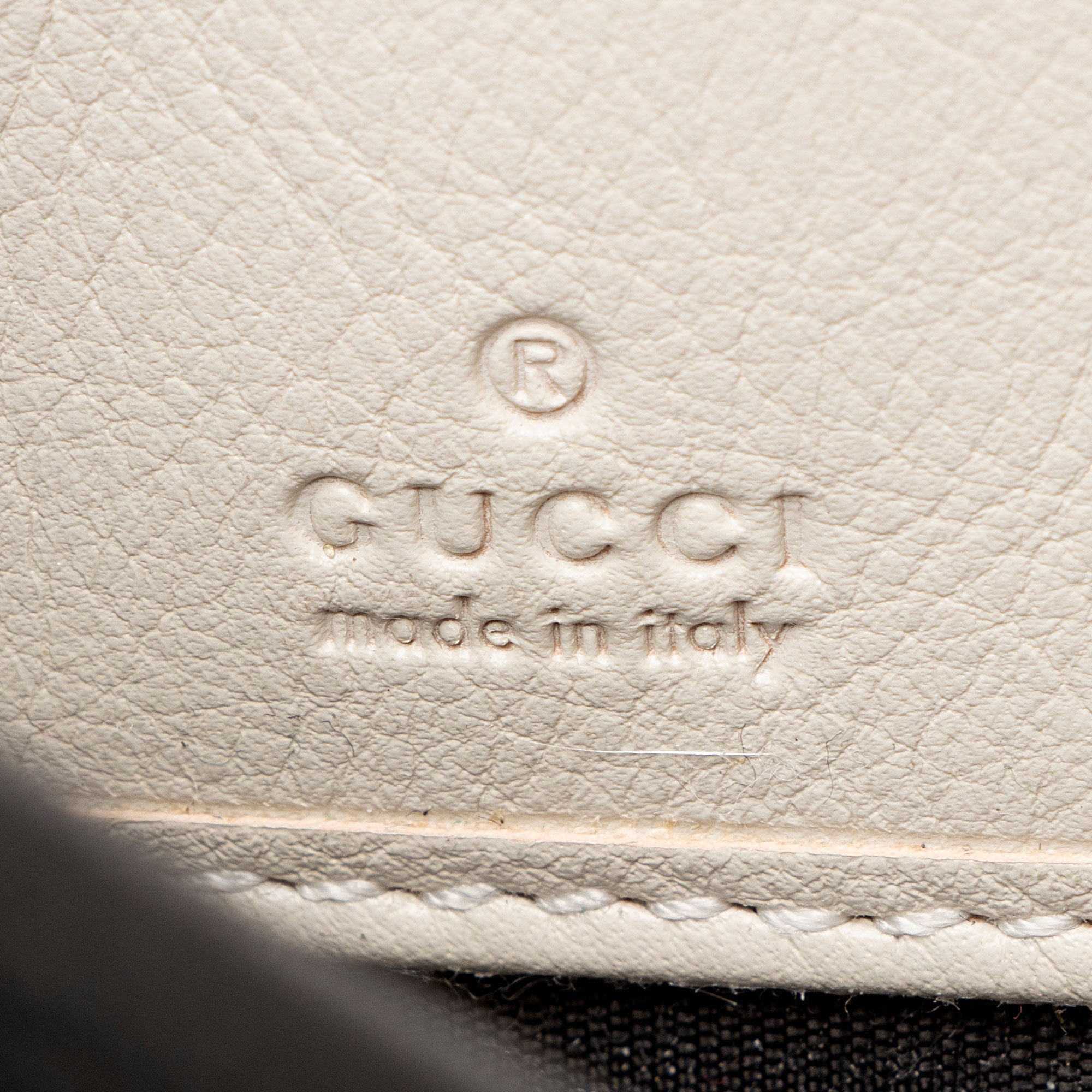 Gucci Grained Calfskin Bamboo Diana Zip Around Wallet
