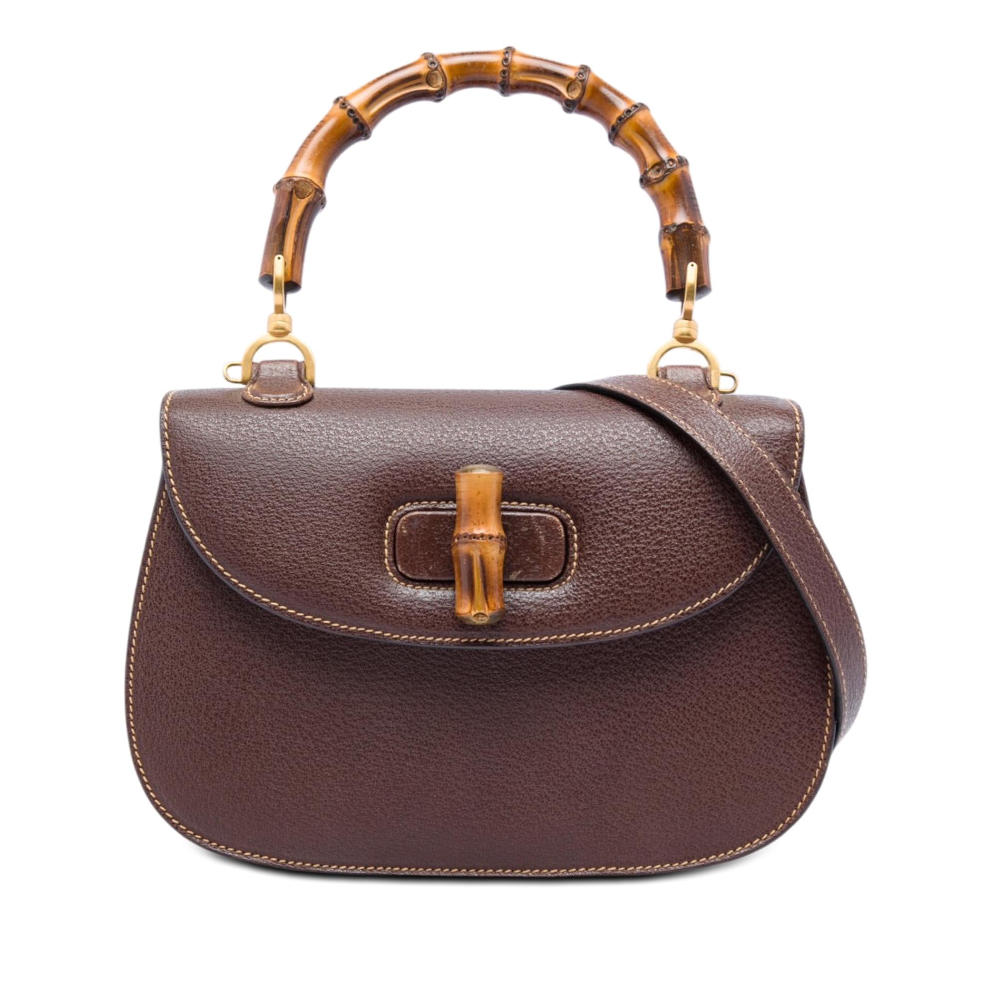 Gucci Grained Calfskin Bamboo Night