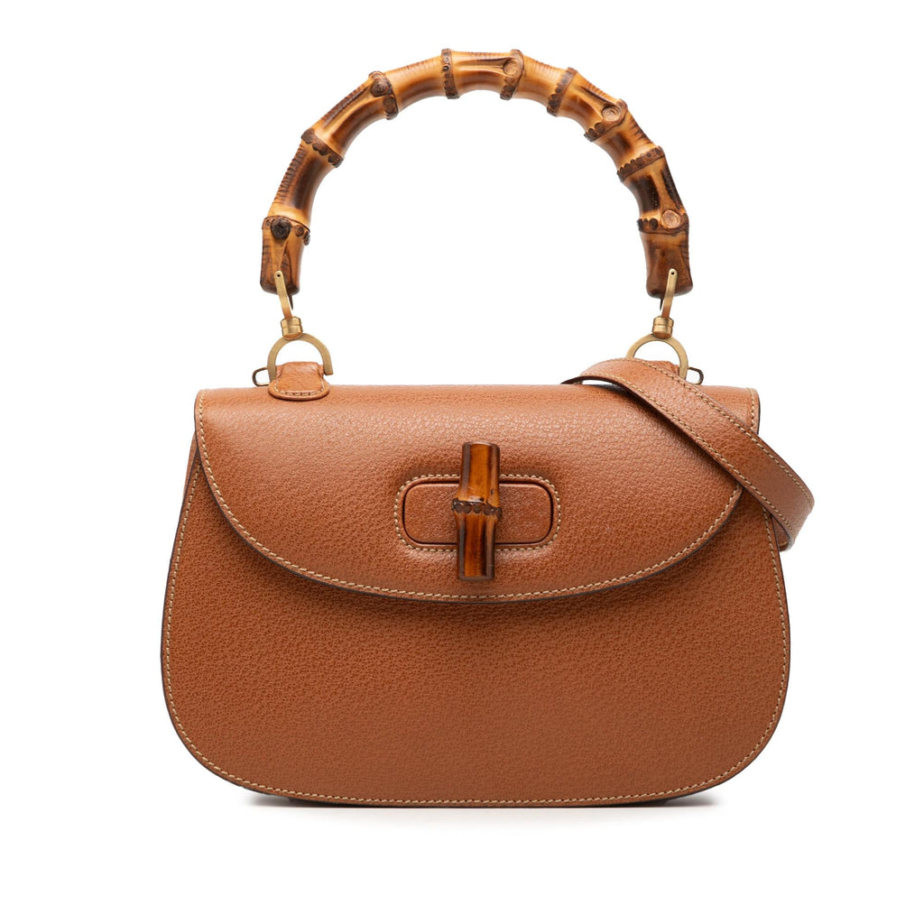 Gucci Grained Calfskin Bamboo Night