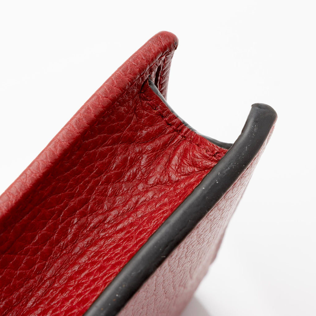 Gucci Grained Calfskin Interlocking G Chain Wallet (SHF-a75ZPj)
