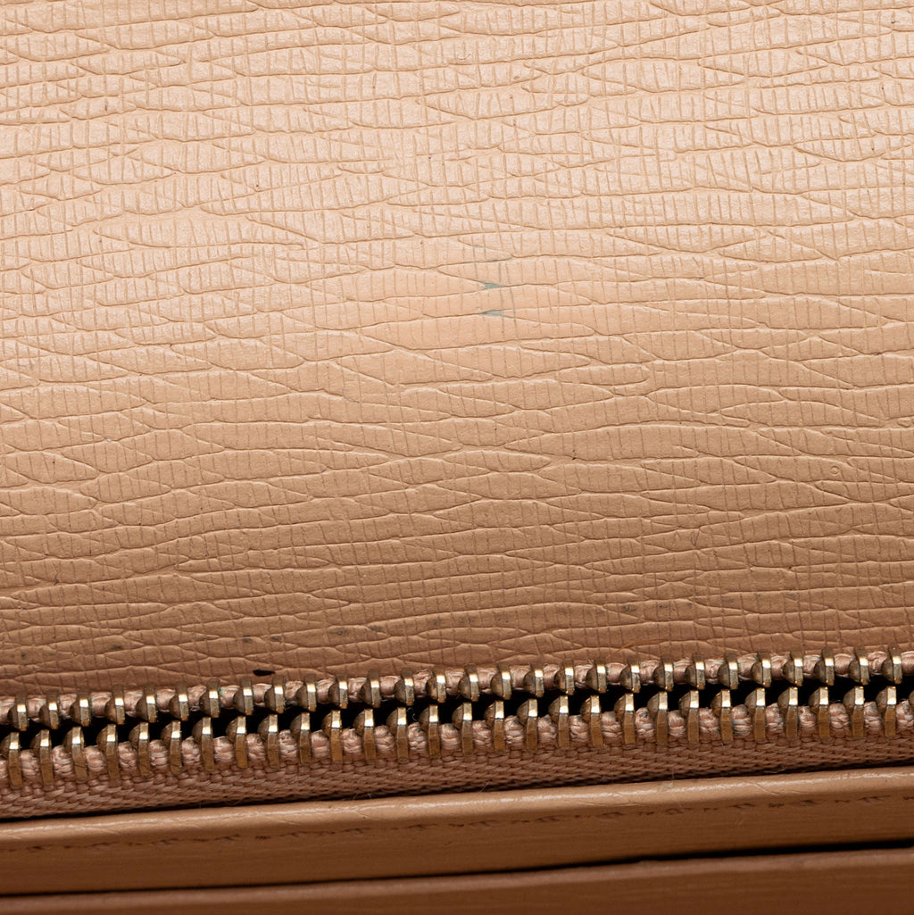 Gucci Grained Calfskin Interlocking G Chain Wallet