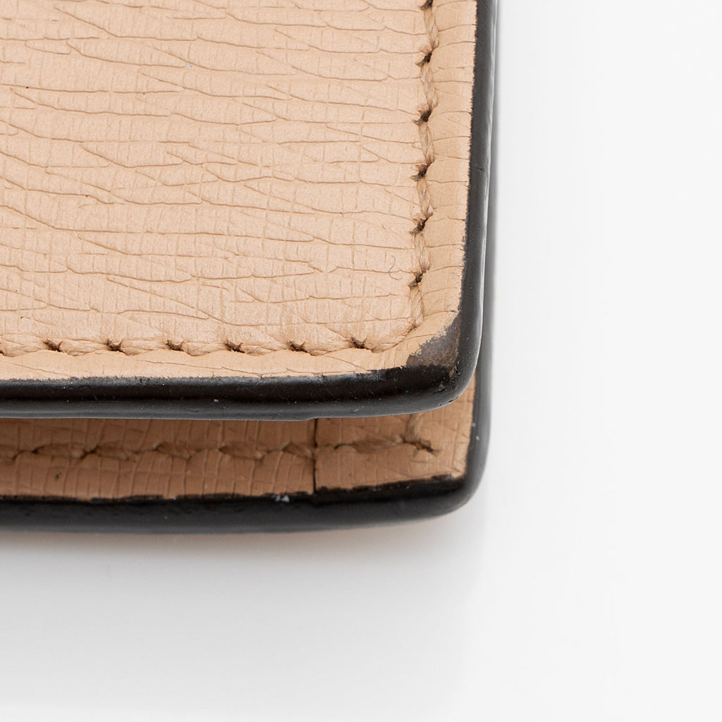 Gucci Grained Calfskin Interlocking G Chain Wallet