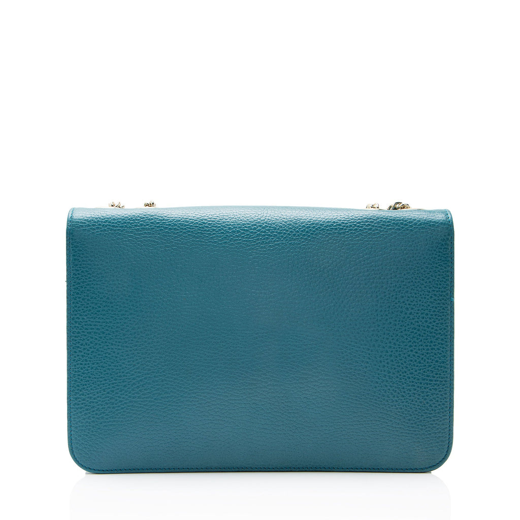 Gucci Grained Calfskin Interlocking G Medium Shoulder Bag