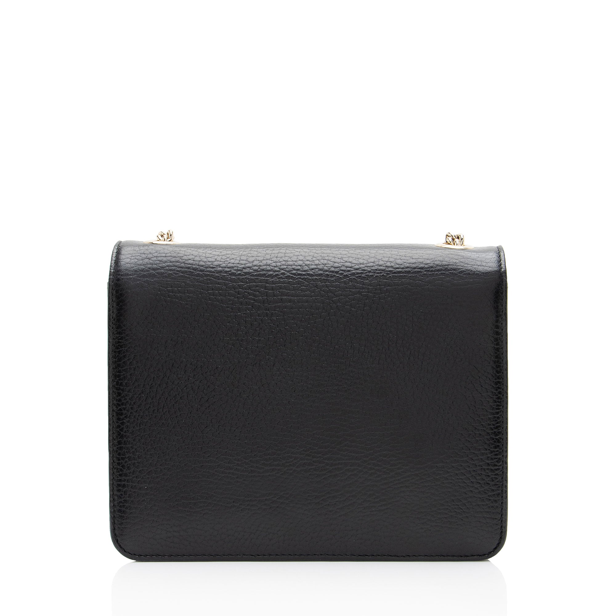 Gucci Grained Calfskin Interlocking G Small Shoulder Bag