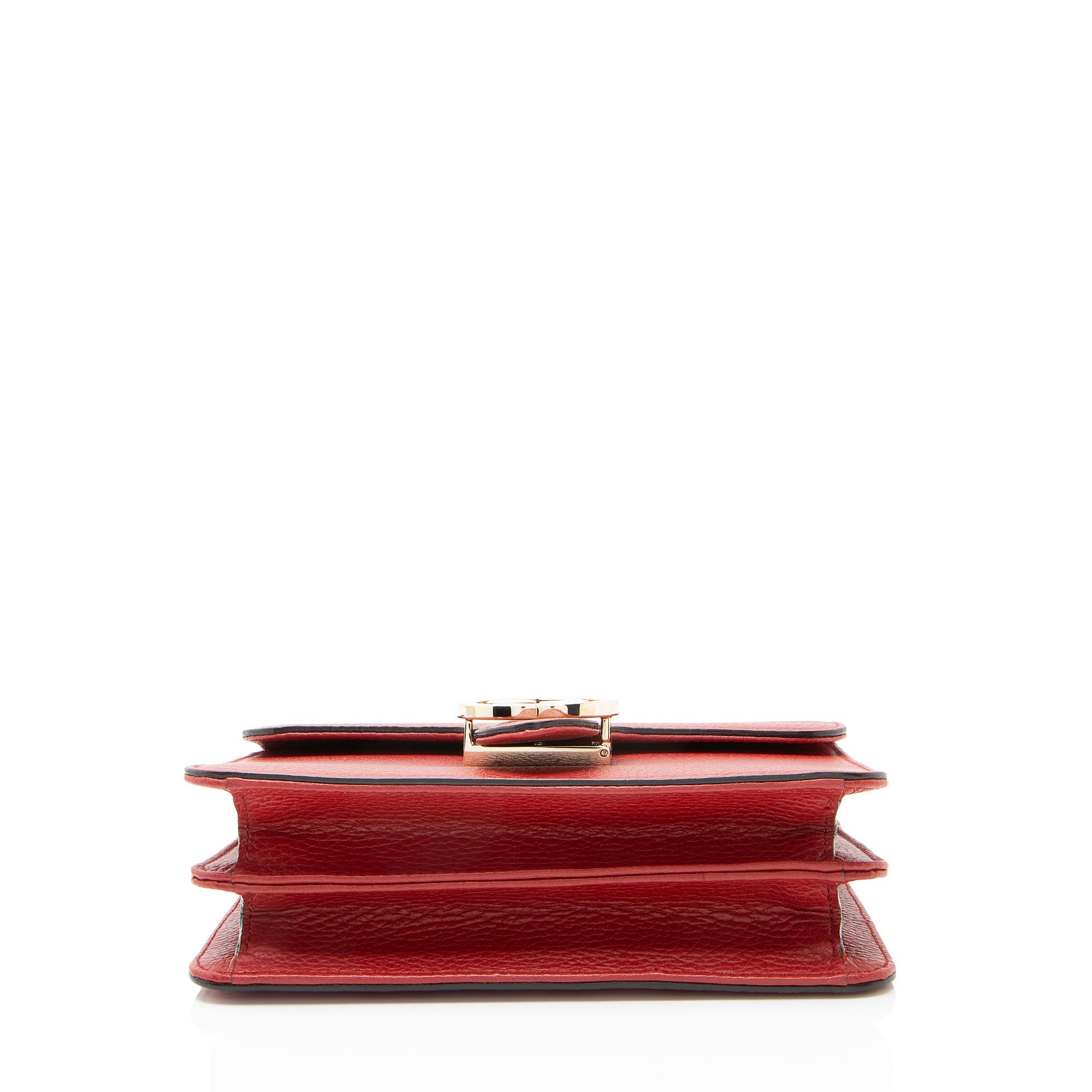 Gucci Grained Calfskin Interlocking G Small Shoulder Bag