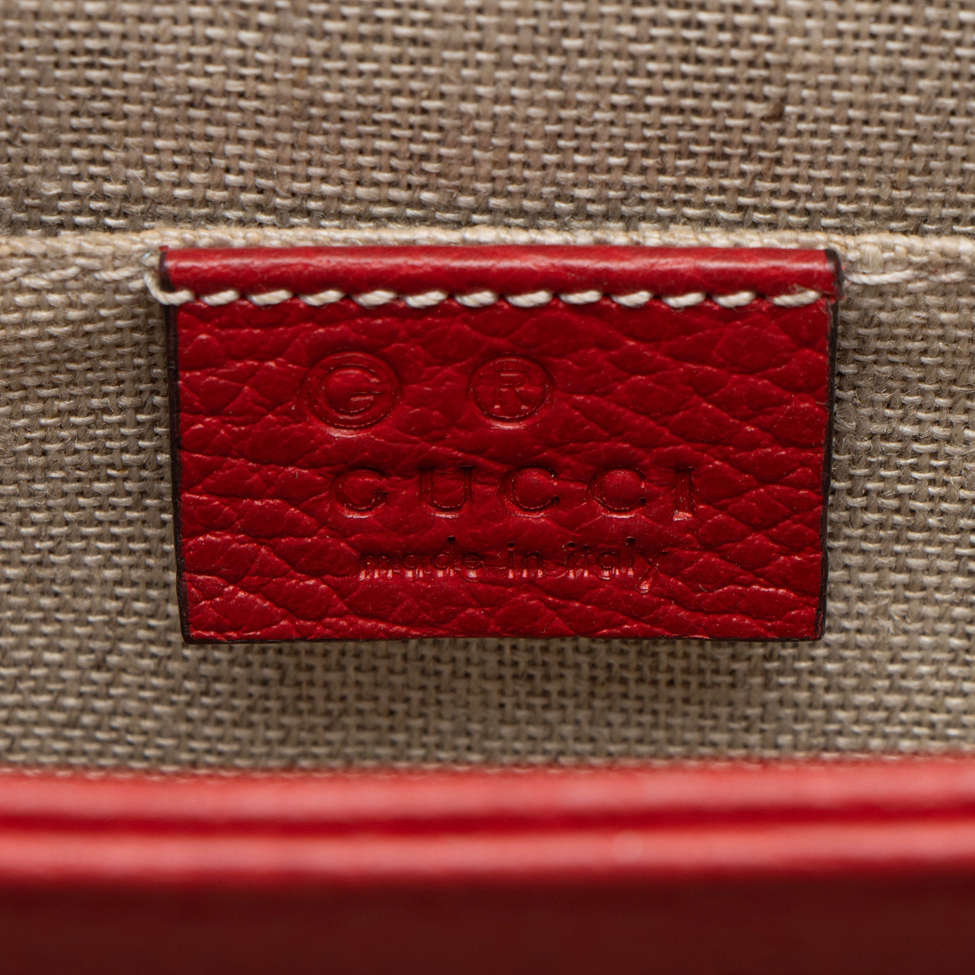 Gucci Grained Calfskin Interlocking G Small Shoulder Bag