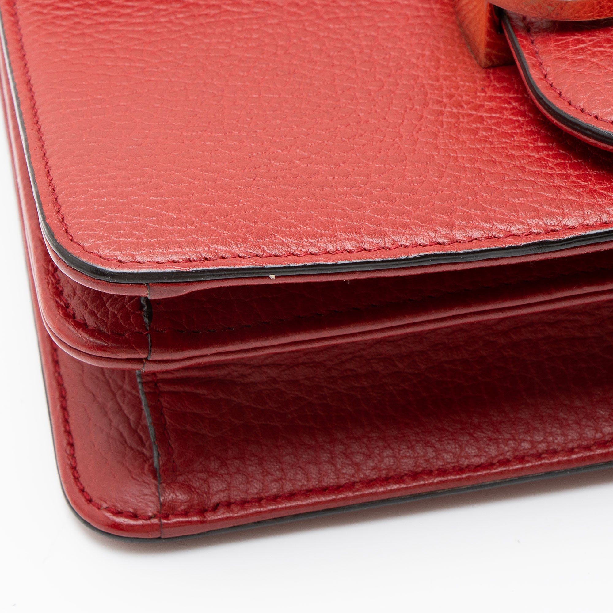 Gucci Grained Calfskin Interlocking G Small Shoulder Bag