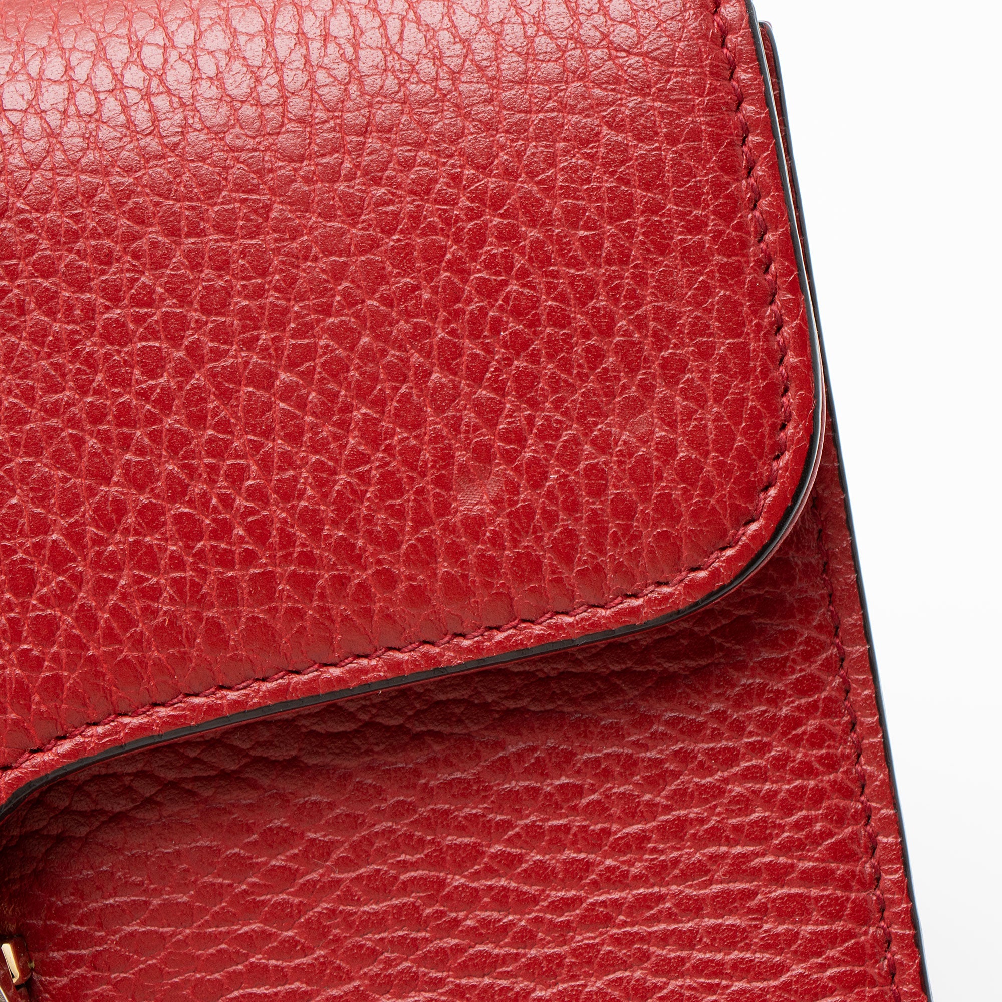 Gucci Grained Calfskin Interlocking G Small Shoulder Bag