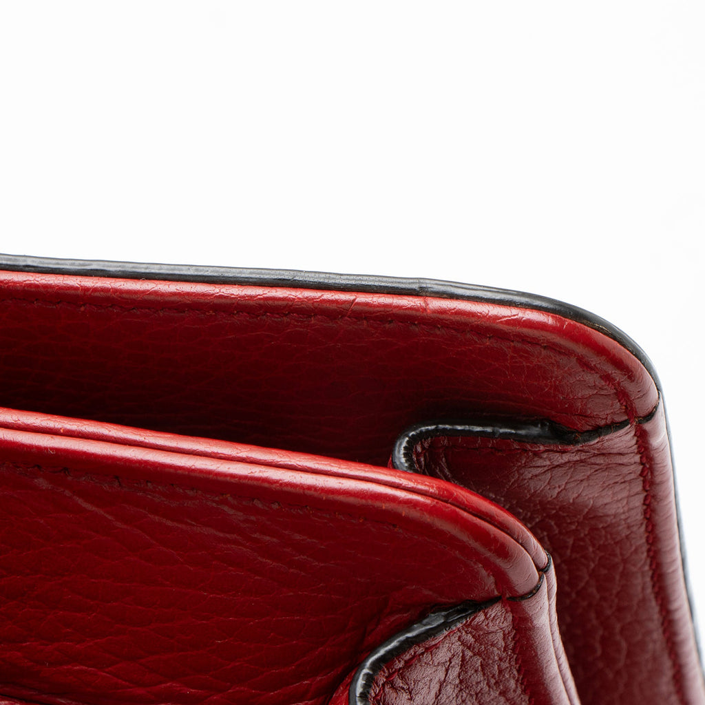 Gucci Grained Calfskin Interlocking G Small Shoulder Bag