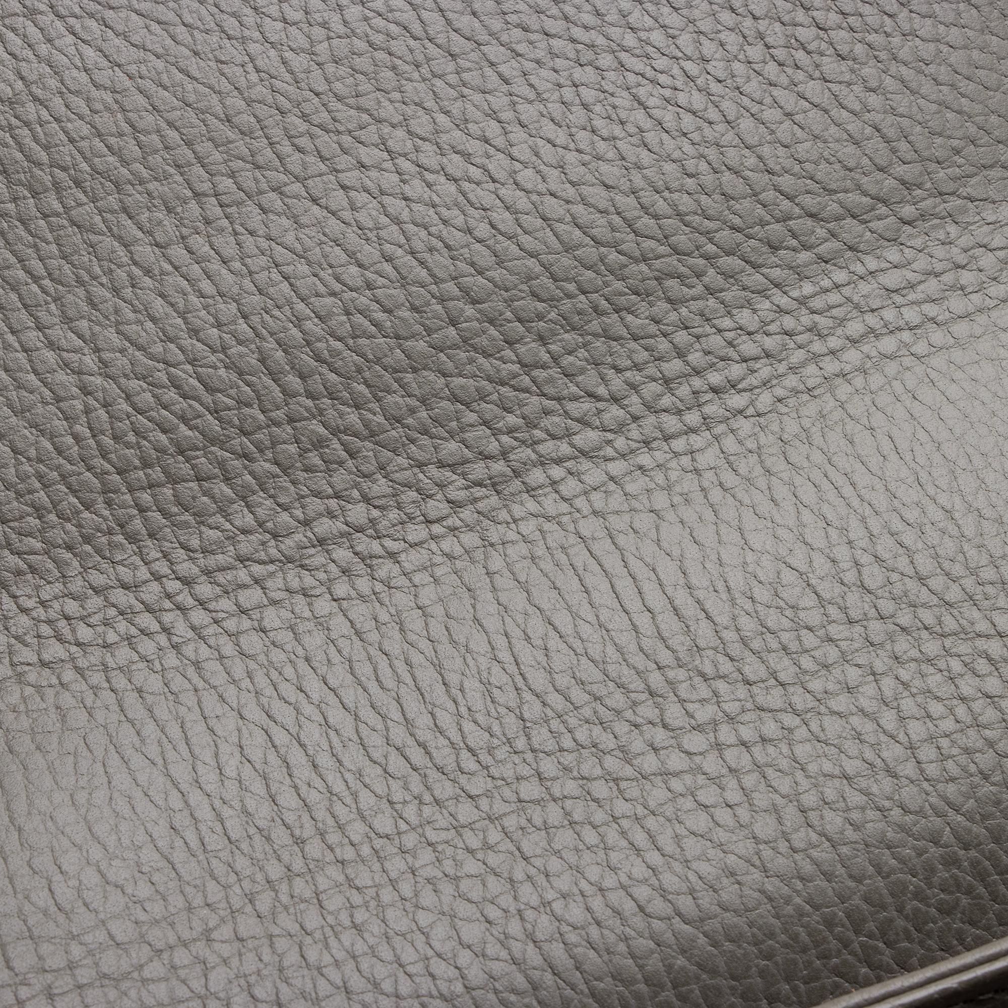 Gucci Leather Interlocking G Small Top Handle