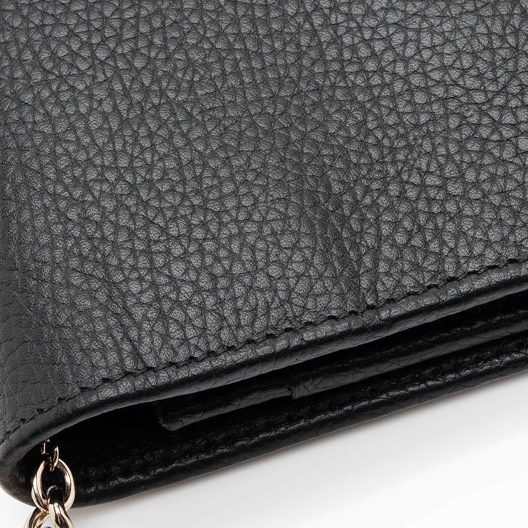 Gucci Grained Leather Soho Wallet on Chain Bag (SHF-y4vS3S)