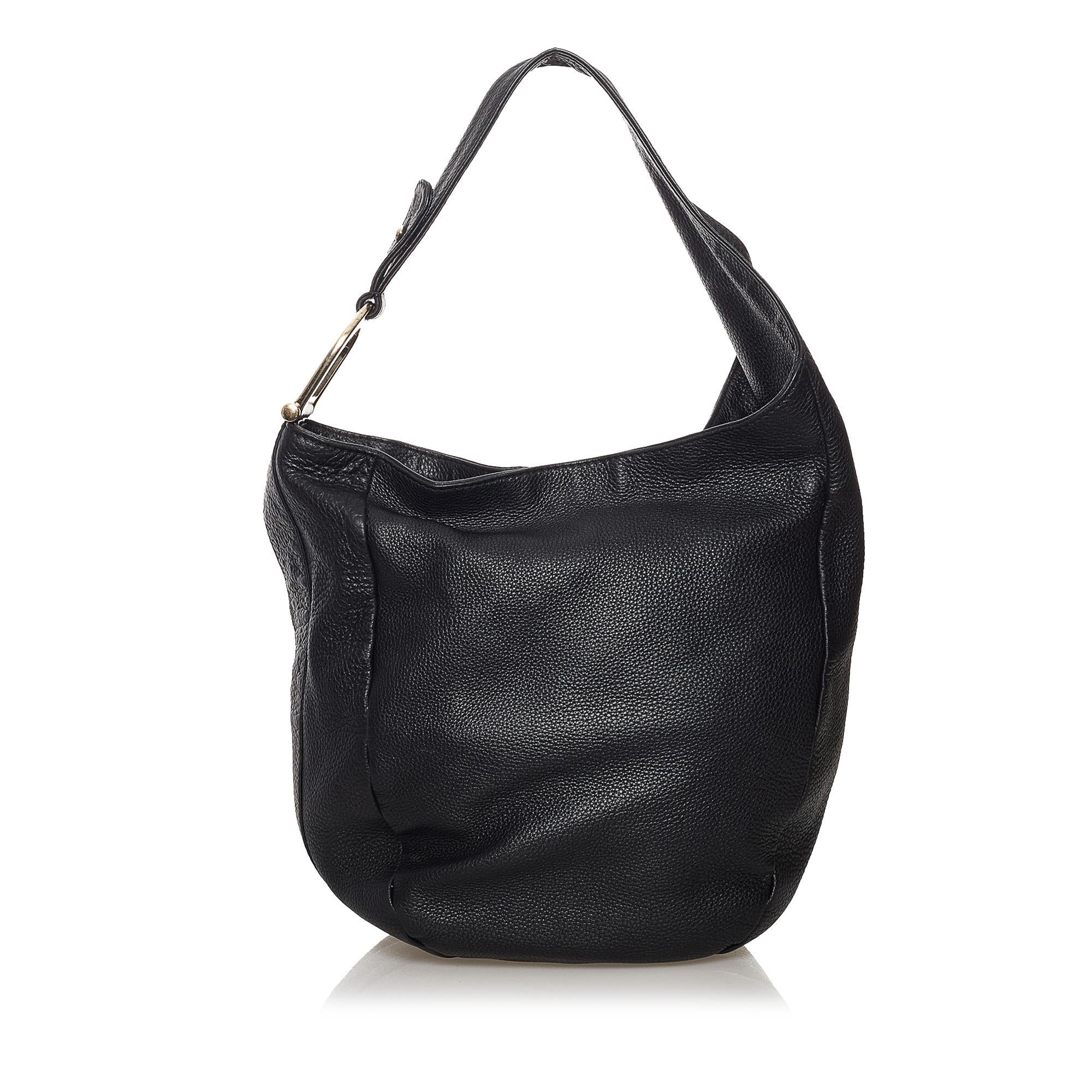 Gucci Greenwich Leather Hobo Bag (SHG-31492)