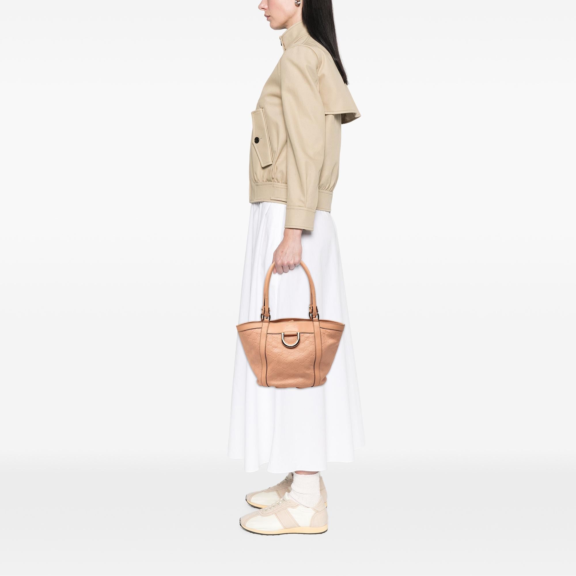 Gucci Guccissima Abbey D Ring Handbag