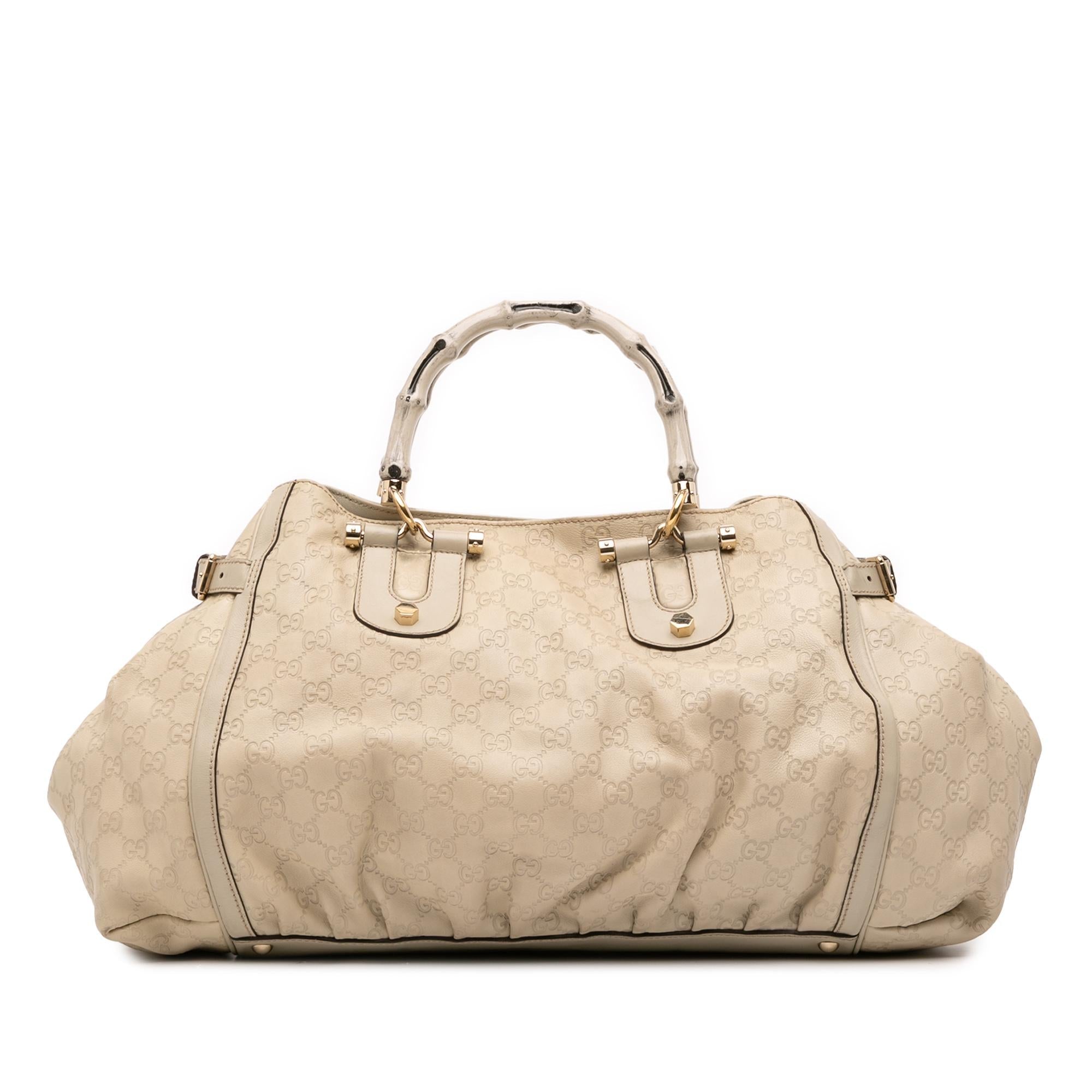Gucci Guccissima Bamboo Dialux Tote