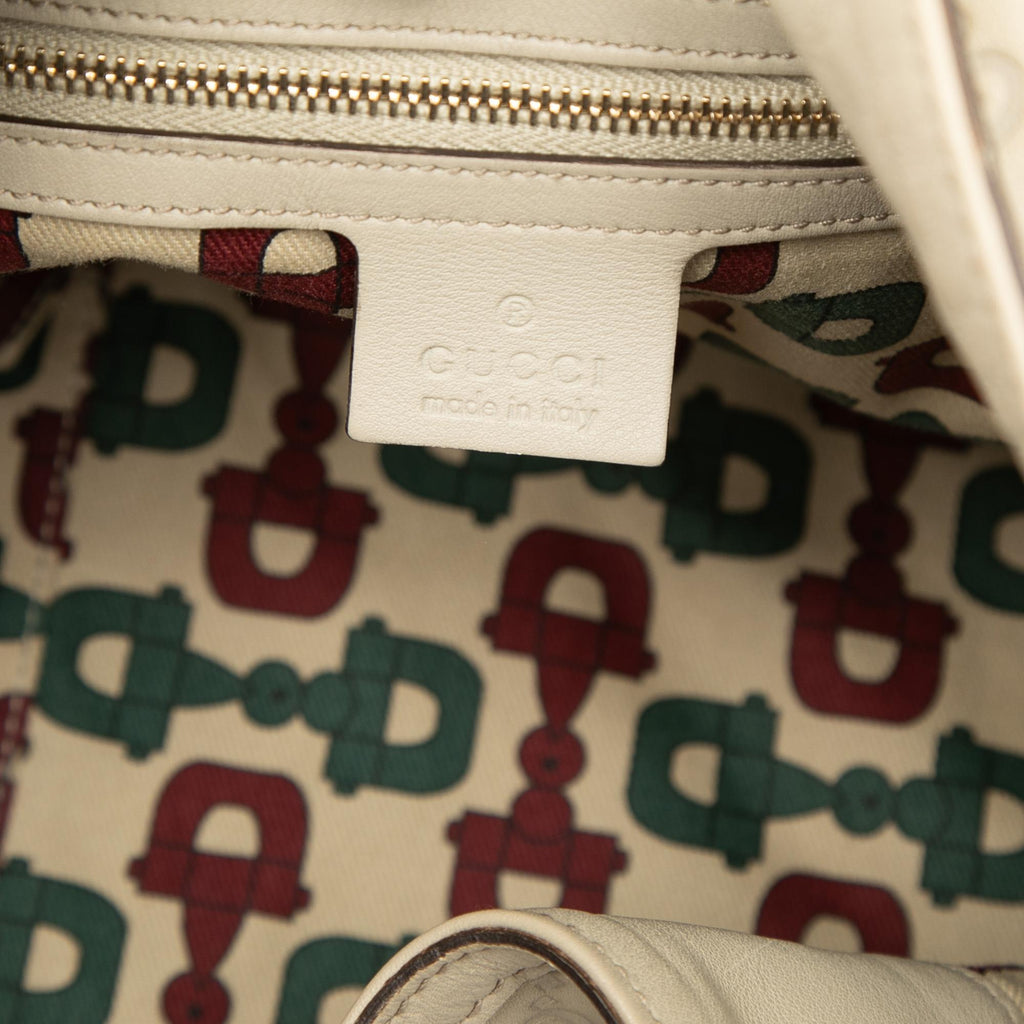 Gucci Guccissima Bamboo Peggy Satchel