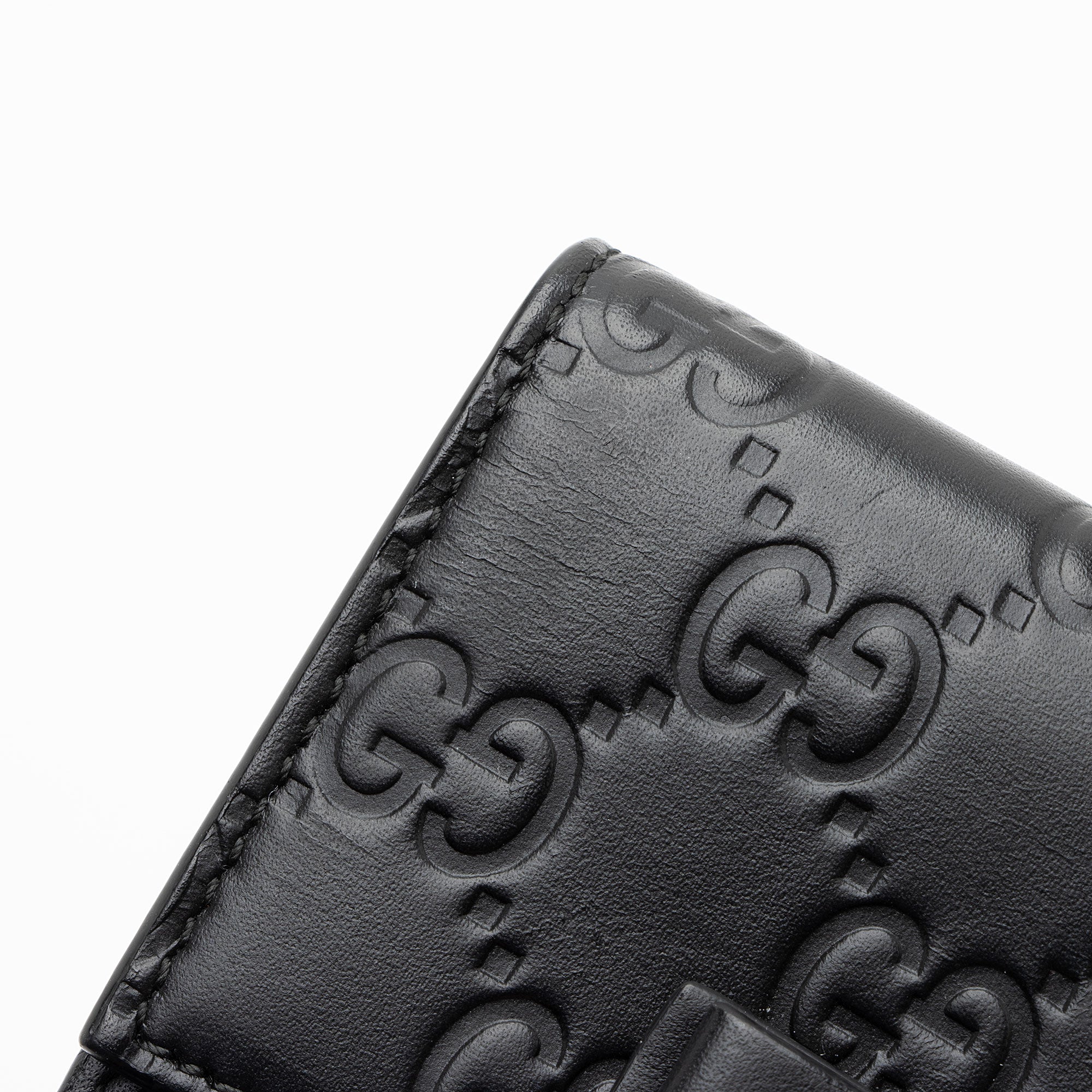 Gucci Guccissima Bow Signature French Wallet
