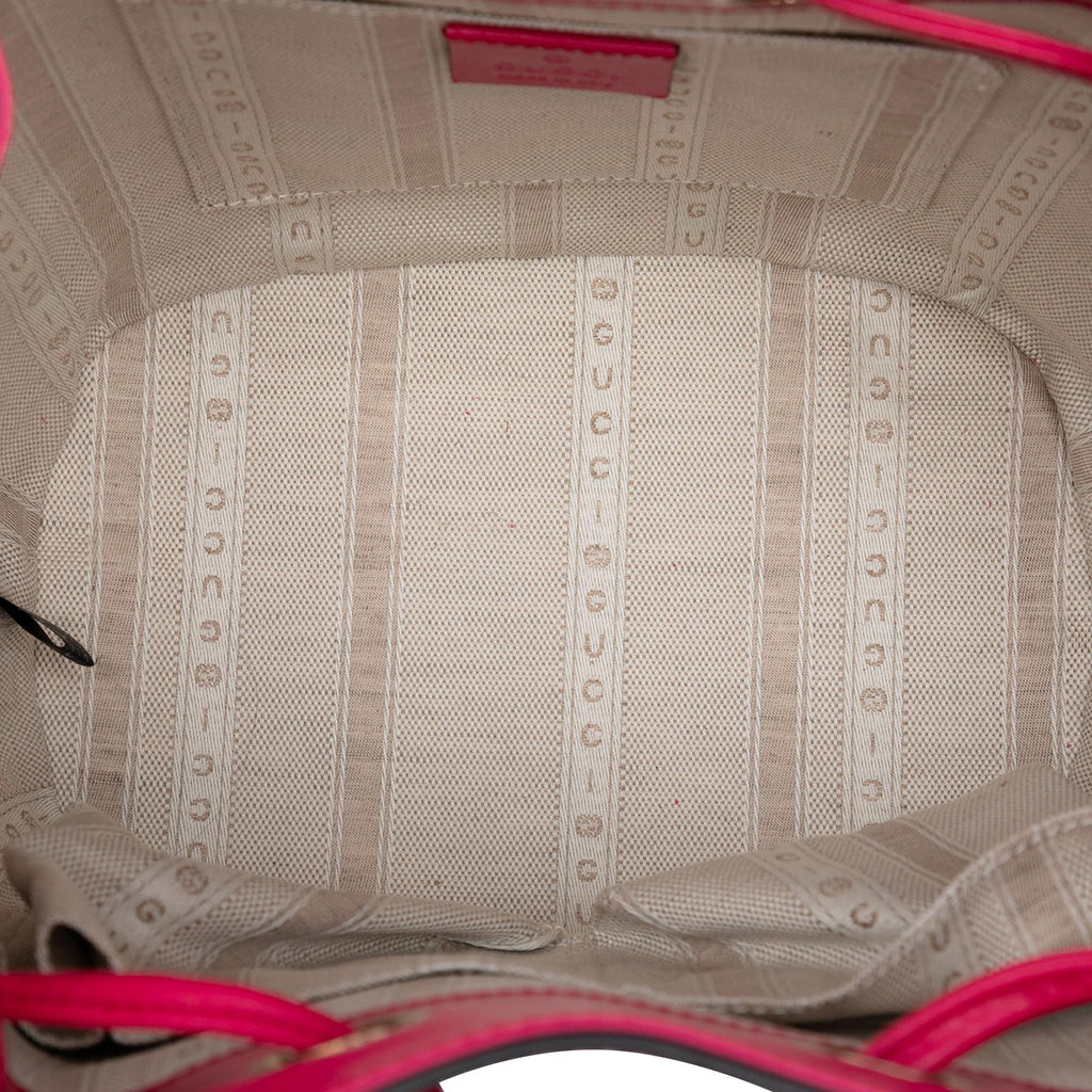 Gucci Guccissima Bright Studded Bucket Bag