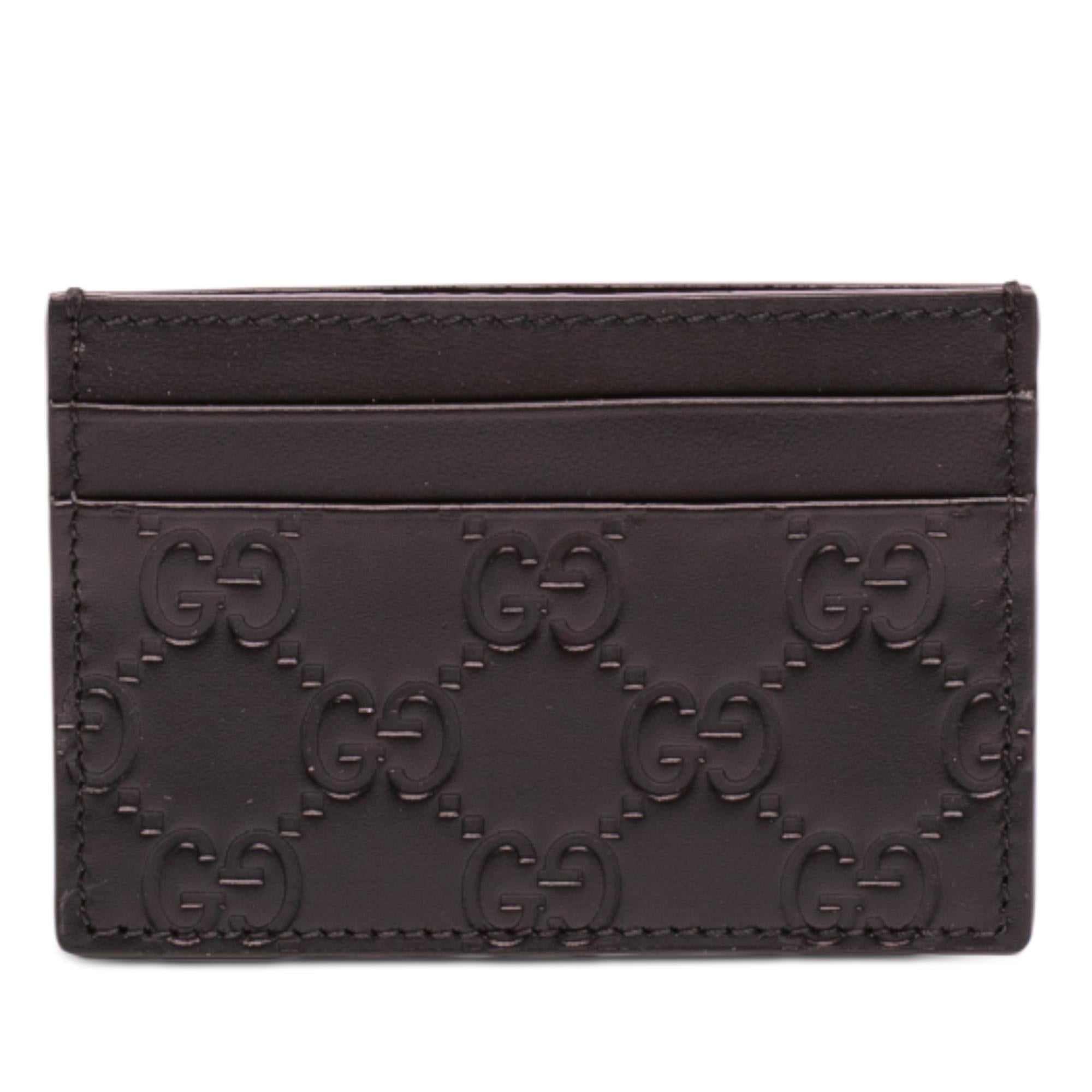 Gucci Guccissima Card Holder