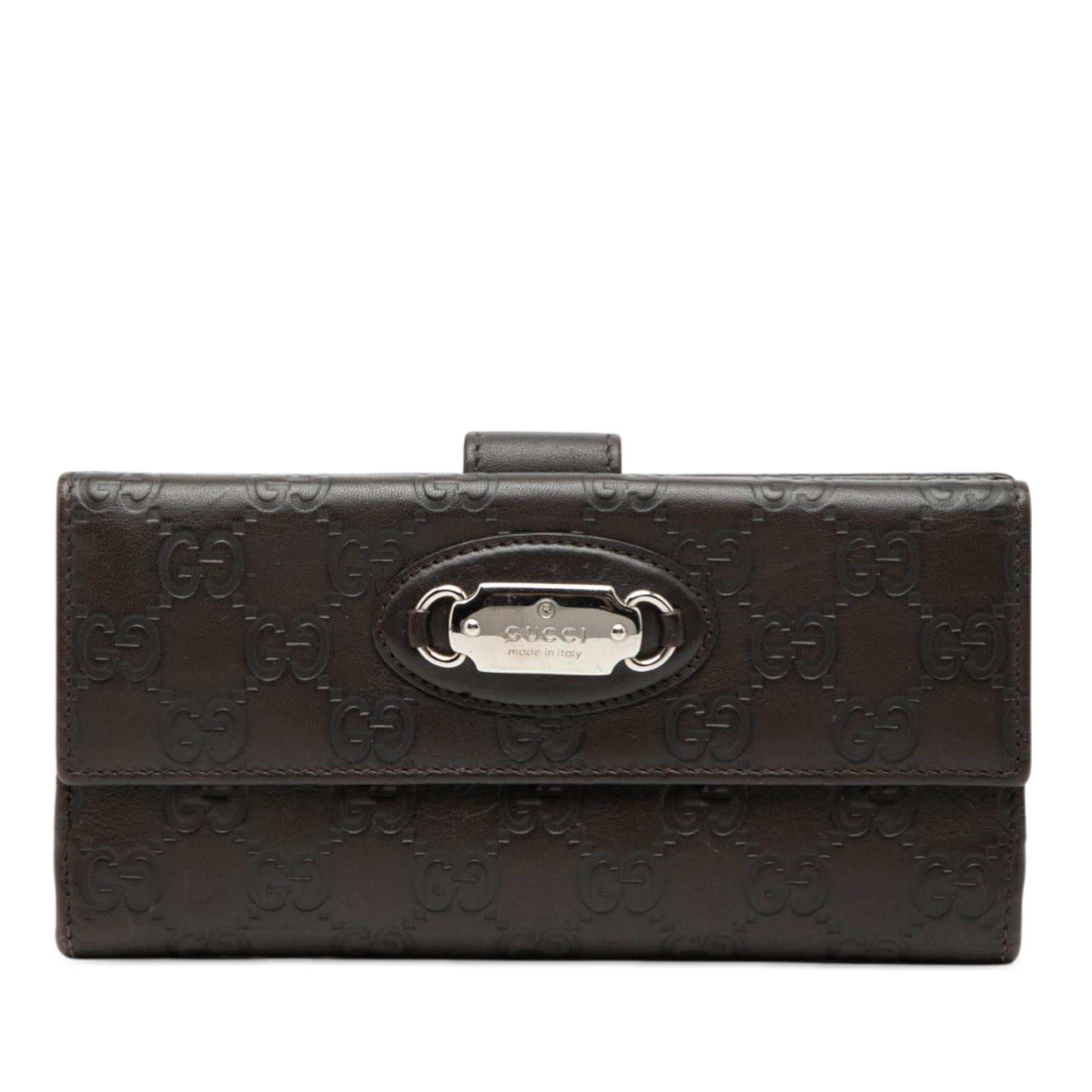 Gucci Guccissima Continental Long Wallet