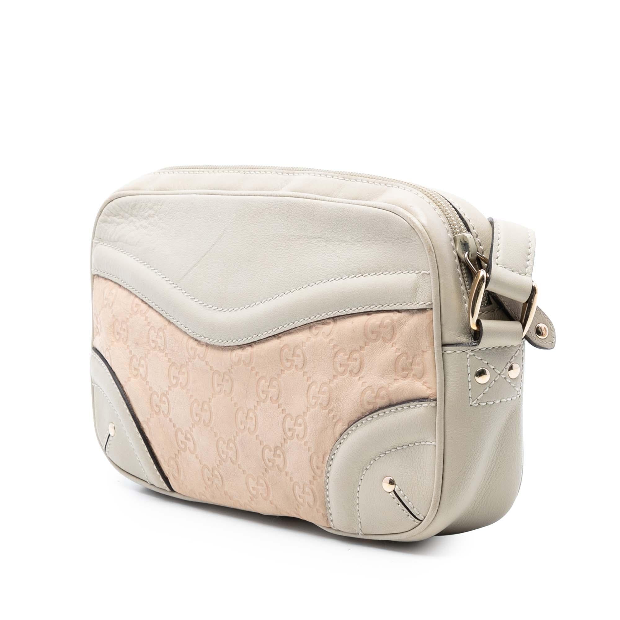 Gucci Guccissima Crest Shoulder Bag