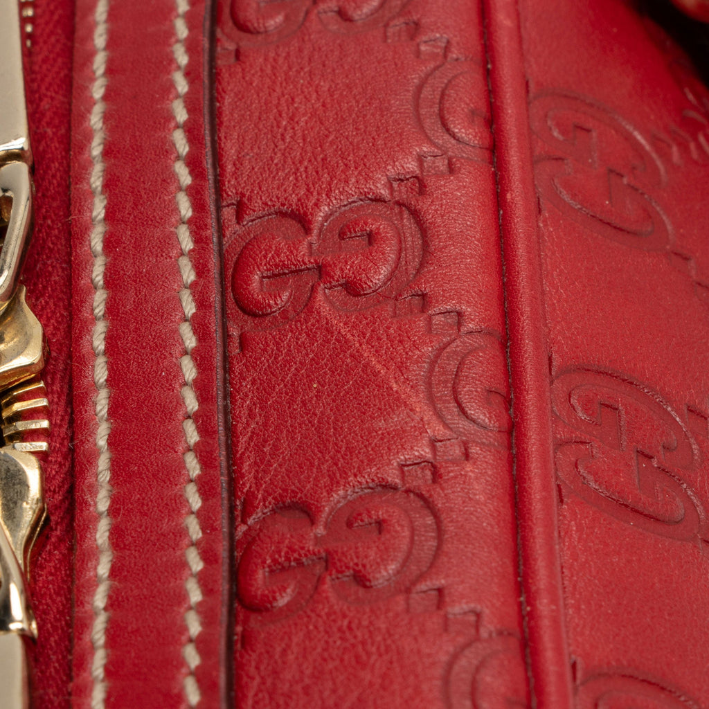 Gucci Guccissima Hearts Double Pocket Satchel (SHF-vNNtte)