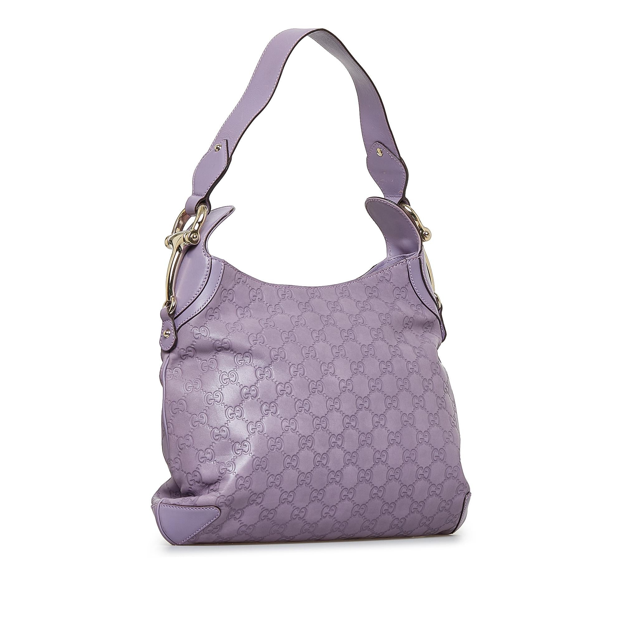 Gucci Guccissima Horsebit Creole Hobo (SHG-lpn8Nv)
