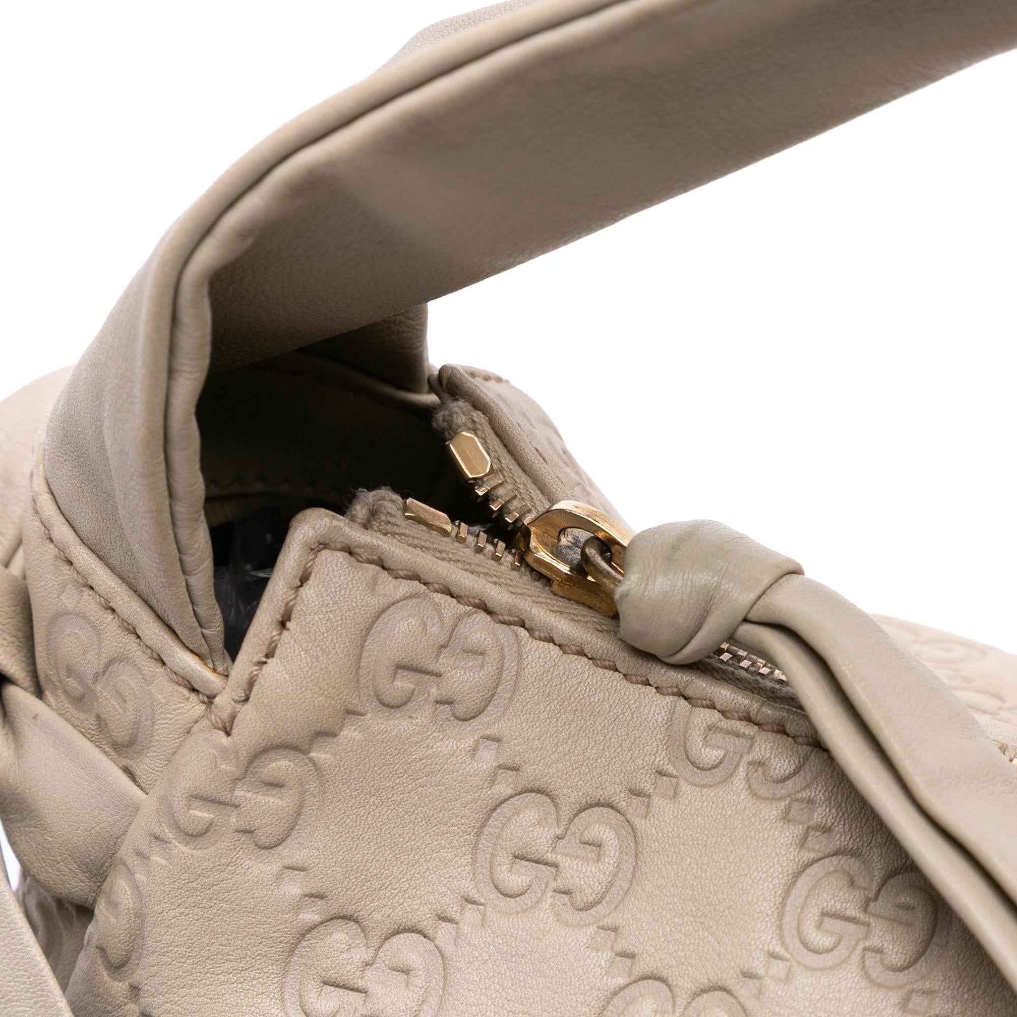 Gucci Guccissima Hysteria Crest Hobo