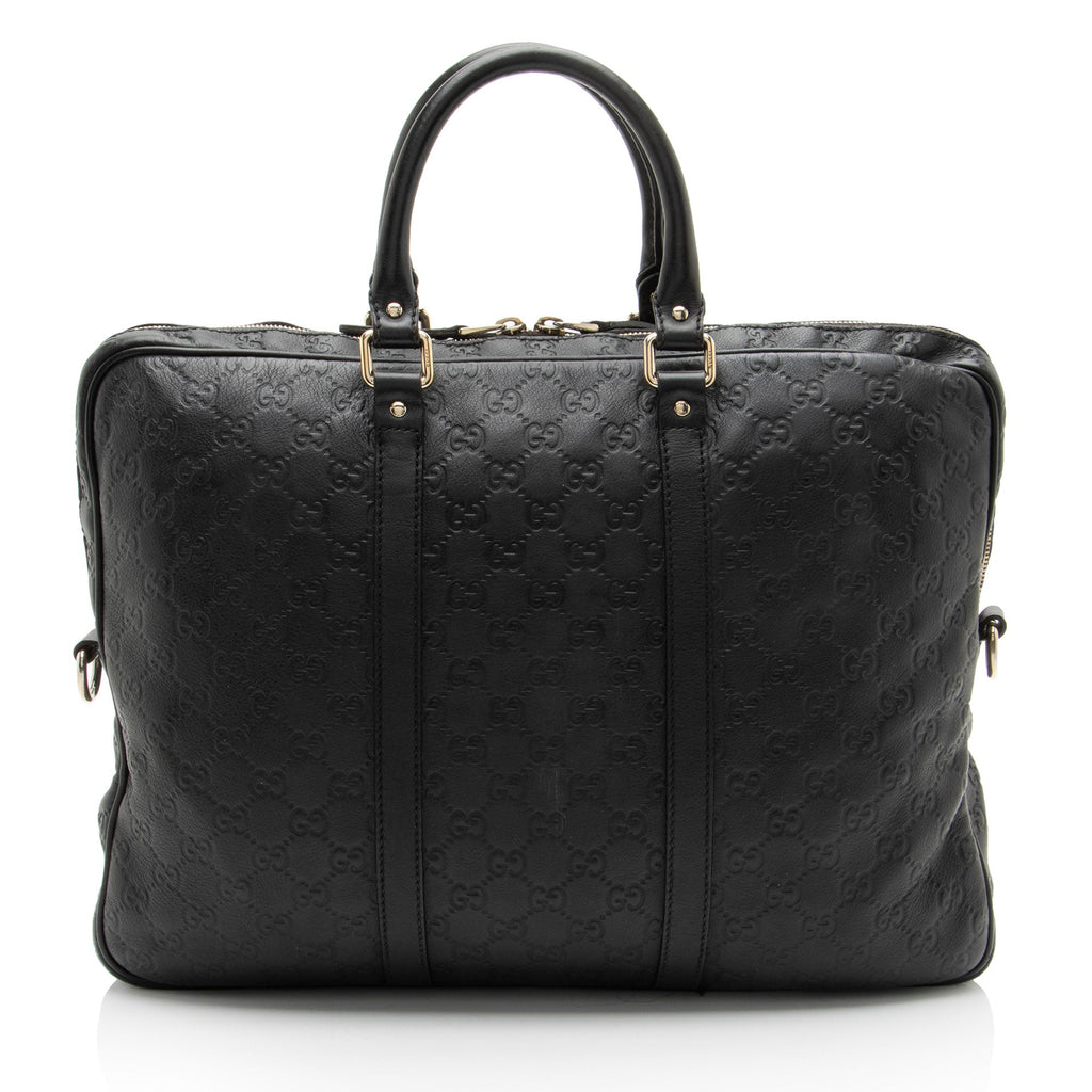Gucci Guccissima Leather Briefcase