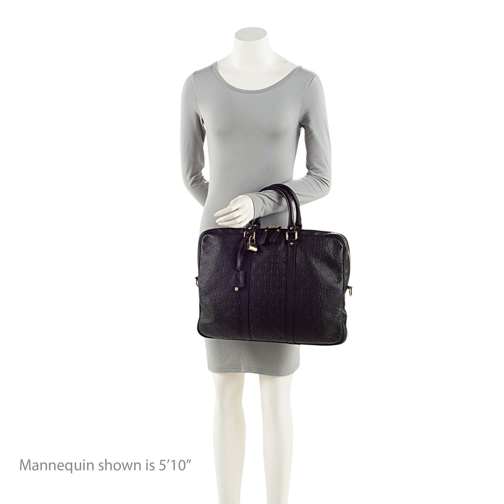 Gucci Guccissima Leather Briefcase