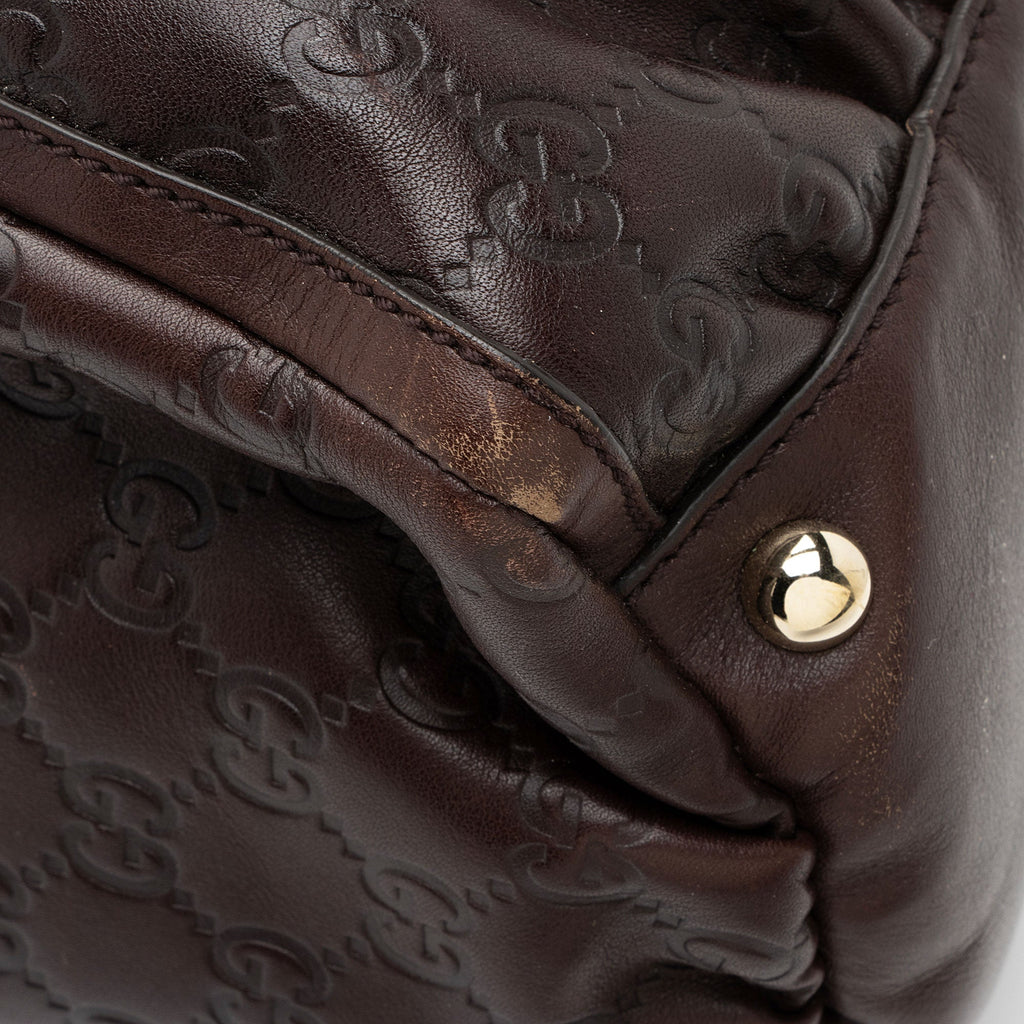 Gucci Guccissima Leather D Ring Large Hobo (SHF-SM0fmu)