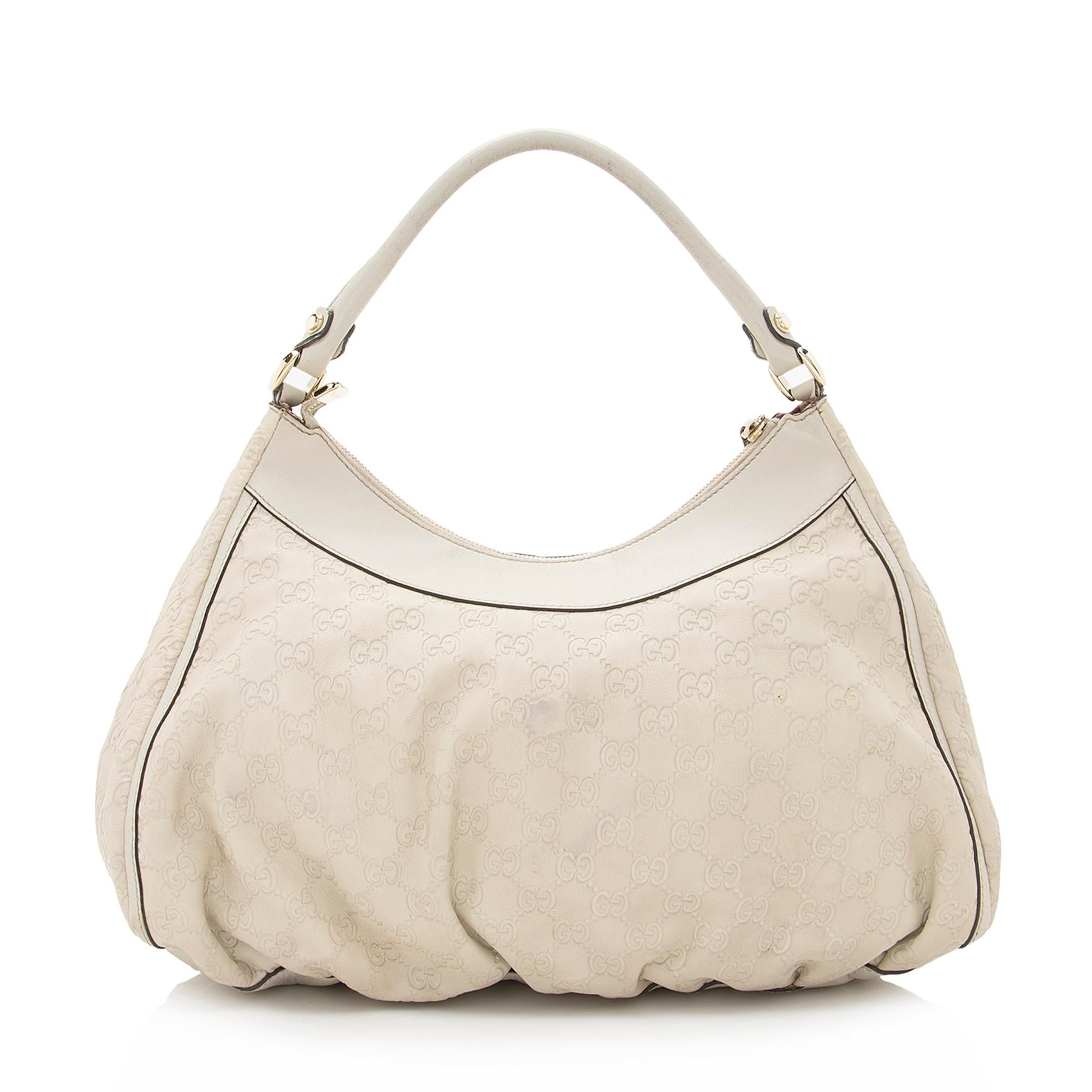 Gucci Guccissima Leather D Ring Medium Hobo (SHF-22364)