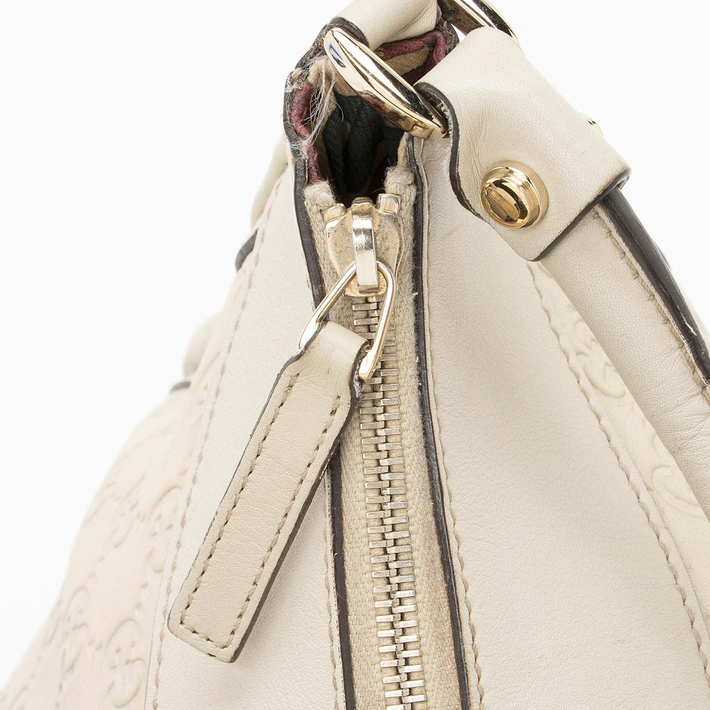 Gucci Guccissima Leather D Ring Medium Hobo (SHF-22364)